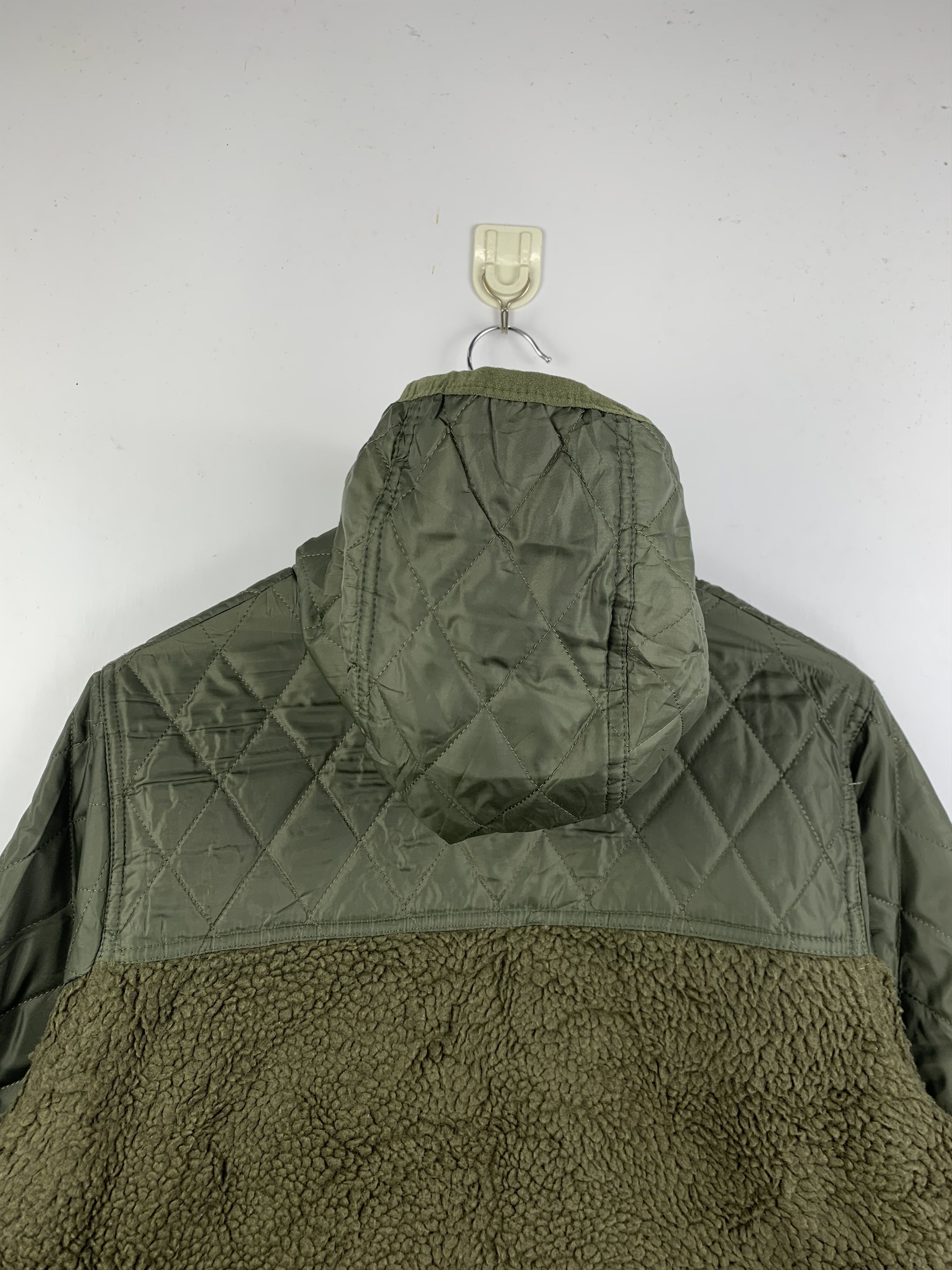 Vintage UTDOOR Fleece Lining Hoodie Zip Up Light Jacket