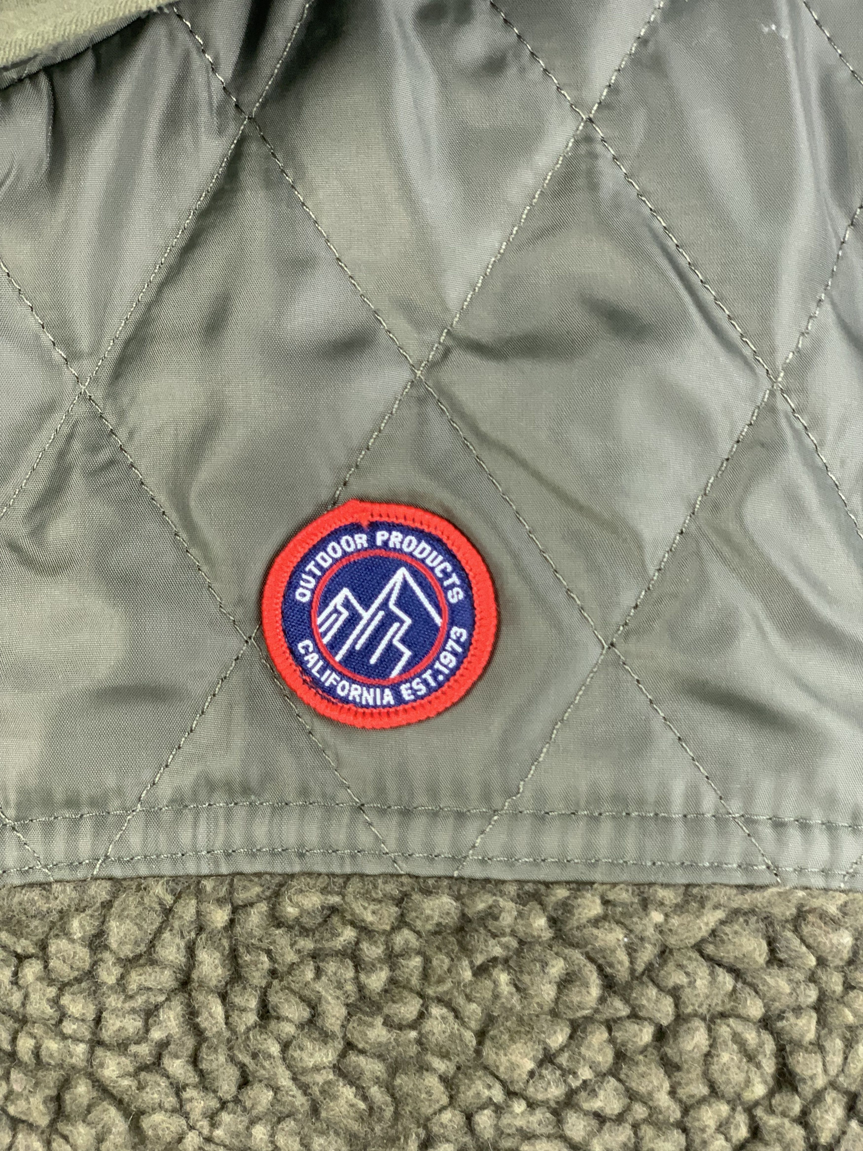Vintage UTDOOR Fleece Lining Hoodie Zip Up Light Jacket