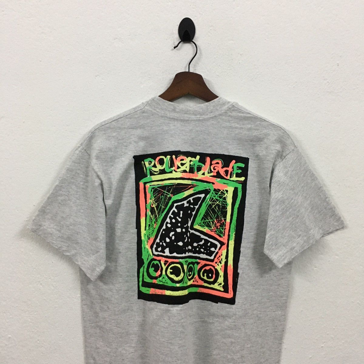 Vintage × Welcome Skateboards Rare Vintage 90s Roller Blade Big Printed Tshirt Size US M / EU 48-50 / 2 - 8 Thumbnail