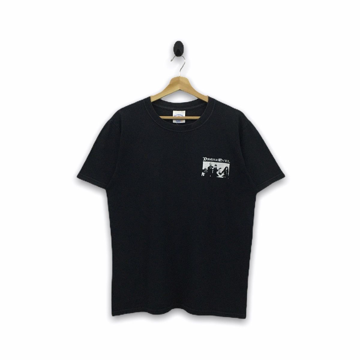 Band Tees × Vintage Rare Vintage 90s Dream Evil Heavy Metal Band Tshirt Size US M / EU 48-50 / 2 - 1 Thumbnail