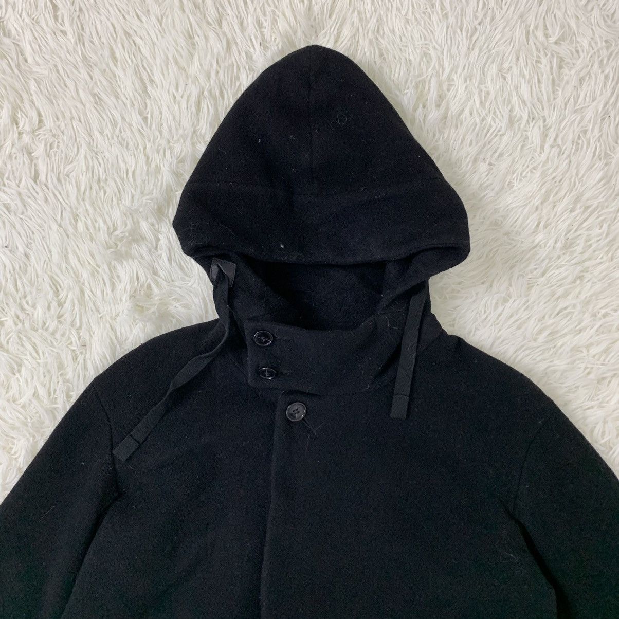 CABANE de ZUCCa × Japanese Brand NICE DESIGN ZUCCA WOOL LONG JACKET HOODIE Size US M / EU 48-50 / 2 - 4 Thumbnail