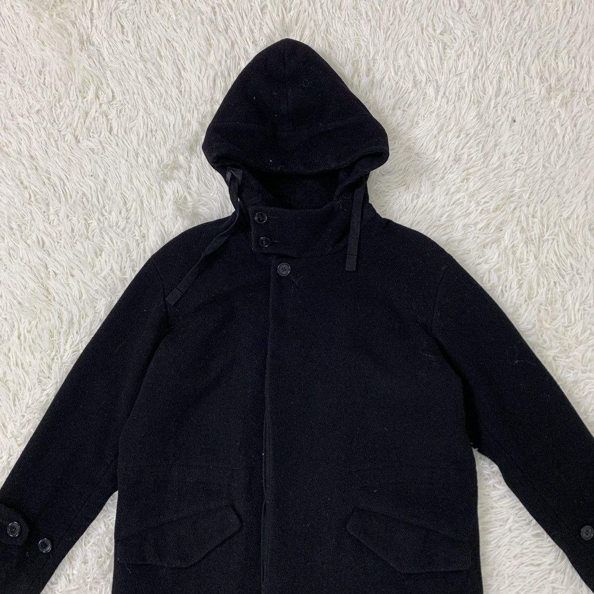 CABANE de ZUCCa × Japanese Brand NICE DESIGN ZUCCA WOOL LONG JACKET HOODIE Size US M / EU 48-50 / 2 - 3 Thumbnail