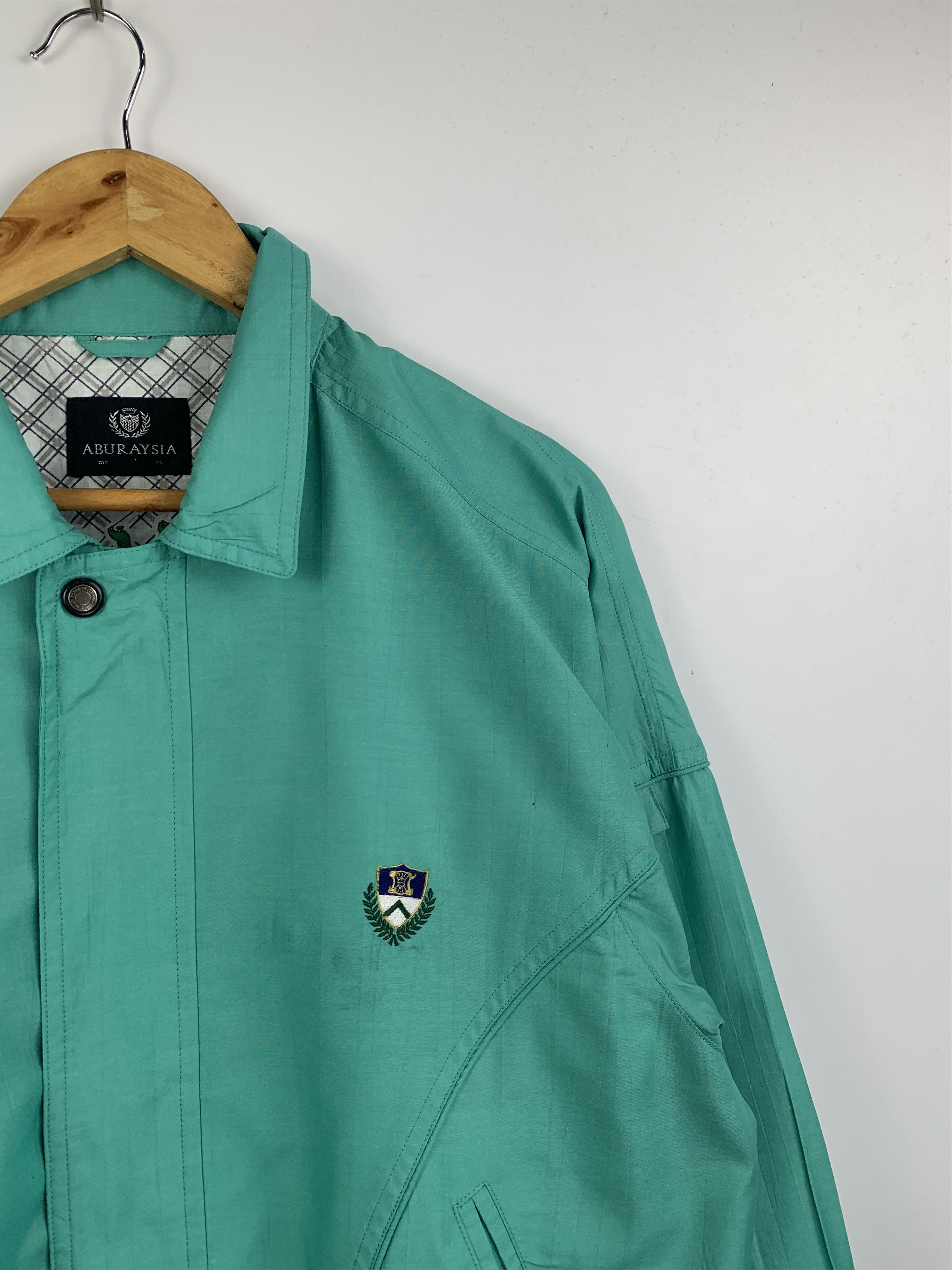 Japanese Brand Vintage ABURYSIA Zip Up Light Jacket Size US M / EU 48-50 / 2 - 5 Thumbnail