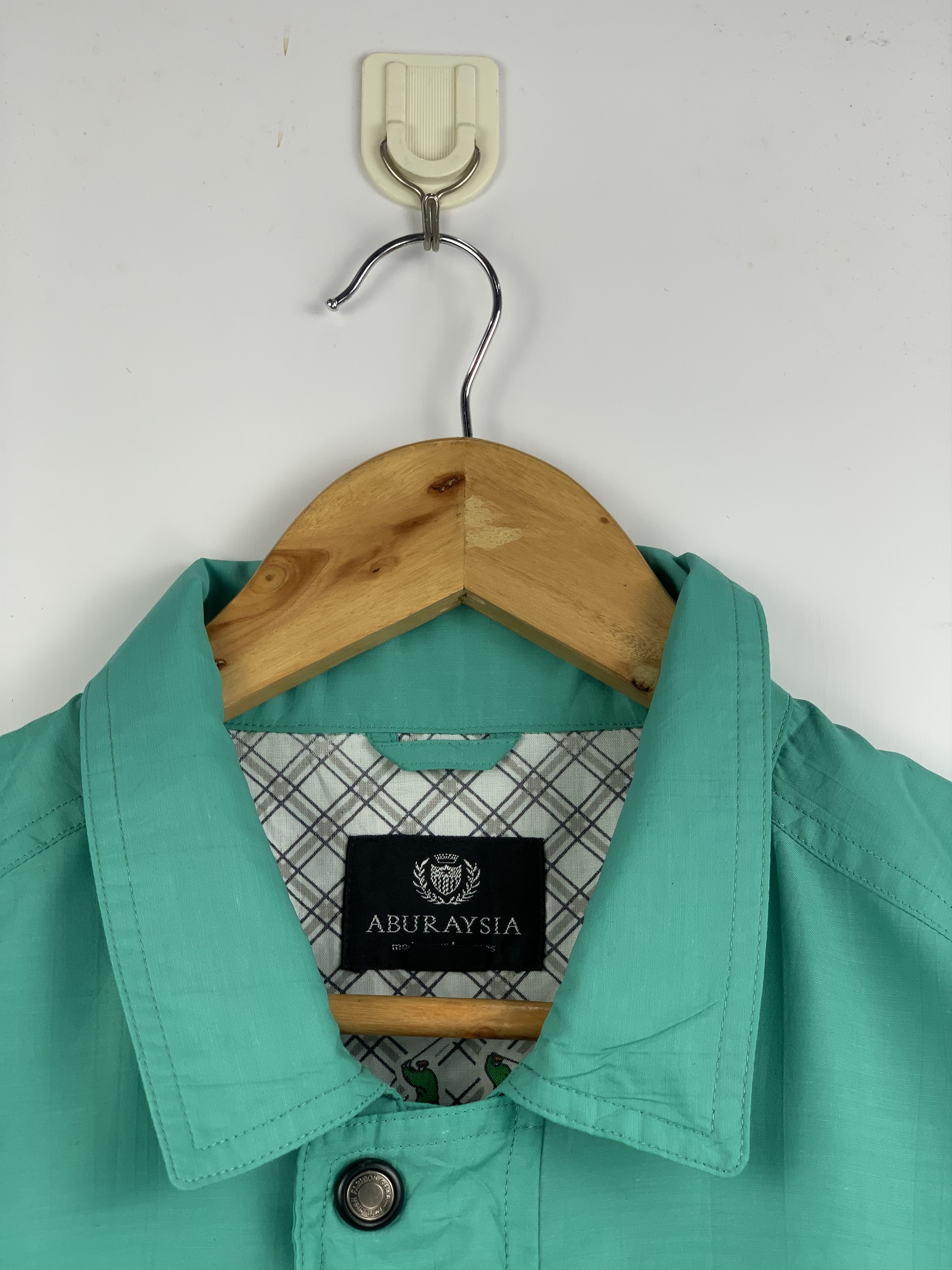 Japanese Brand Vintage ABURYSIA Zip Up Light Jacket Size US M / EU 48-50 / 2 - 2 Thumbnail