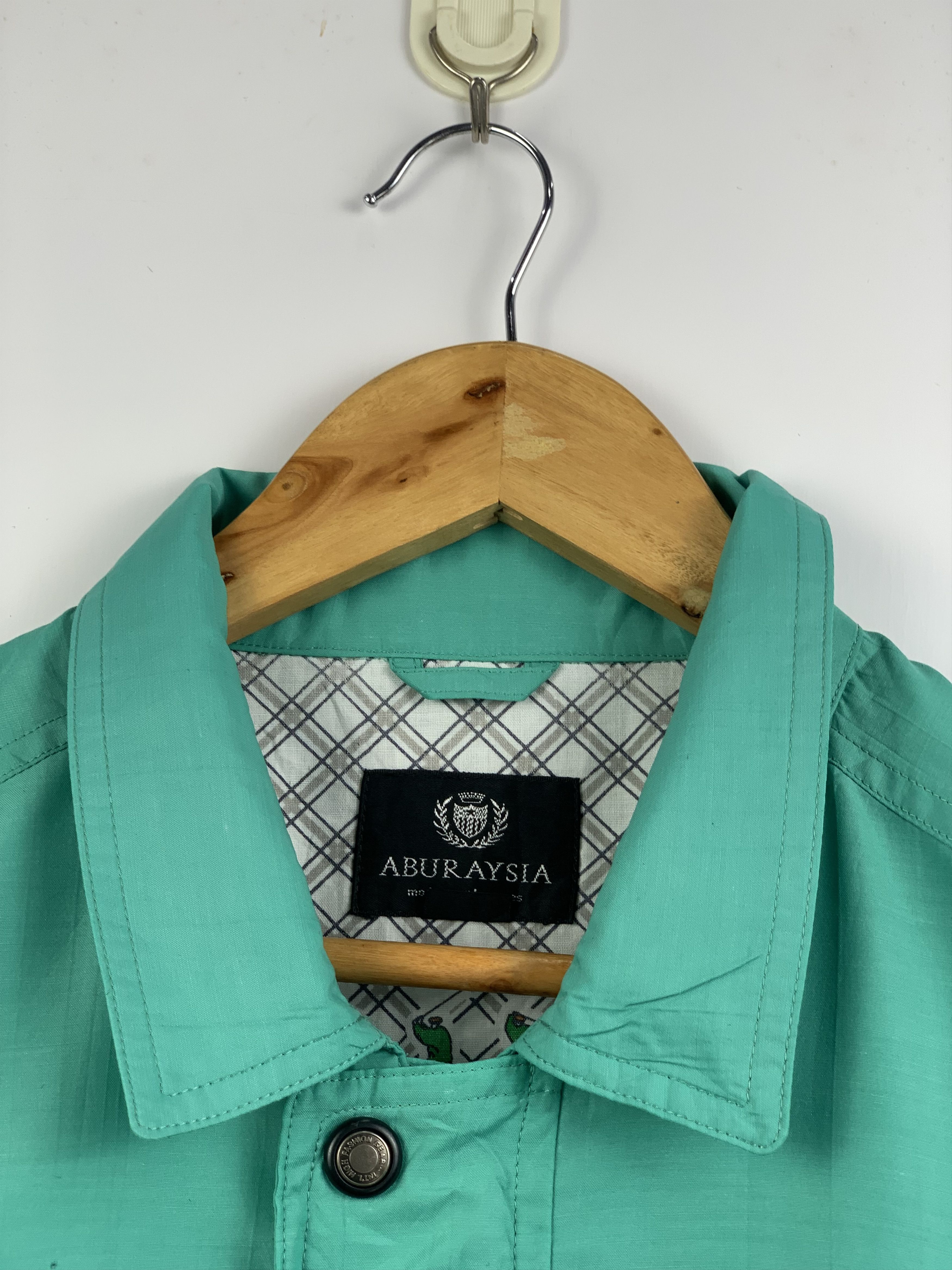 Japanese Brand Vintage ABURYSIA Zip Up Light Jacket Size US M / EU 48-50 / 2 - 3 Thumbnail