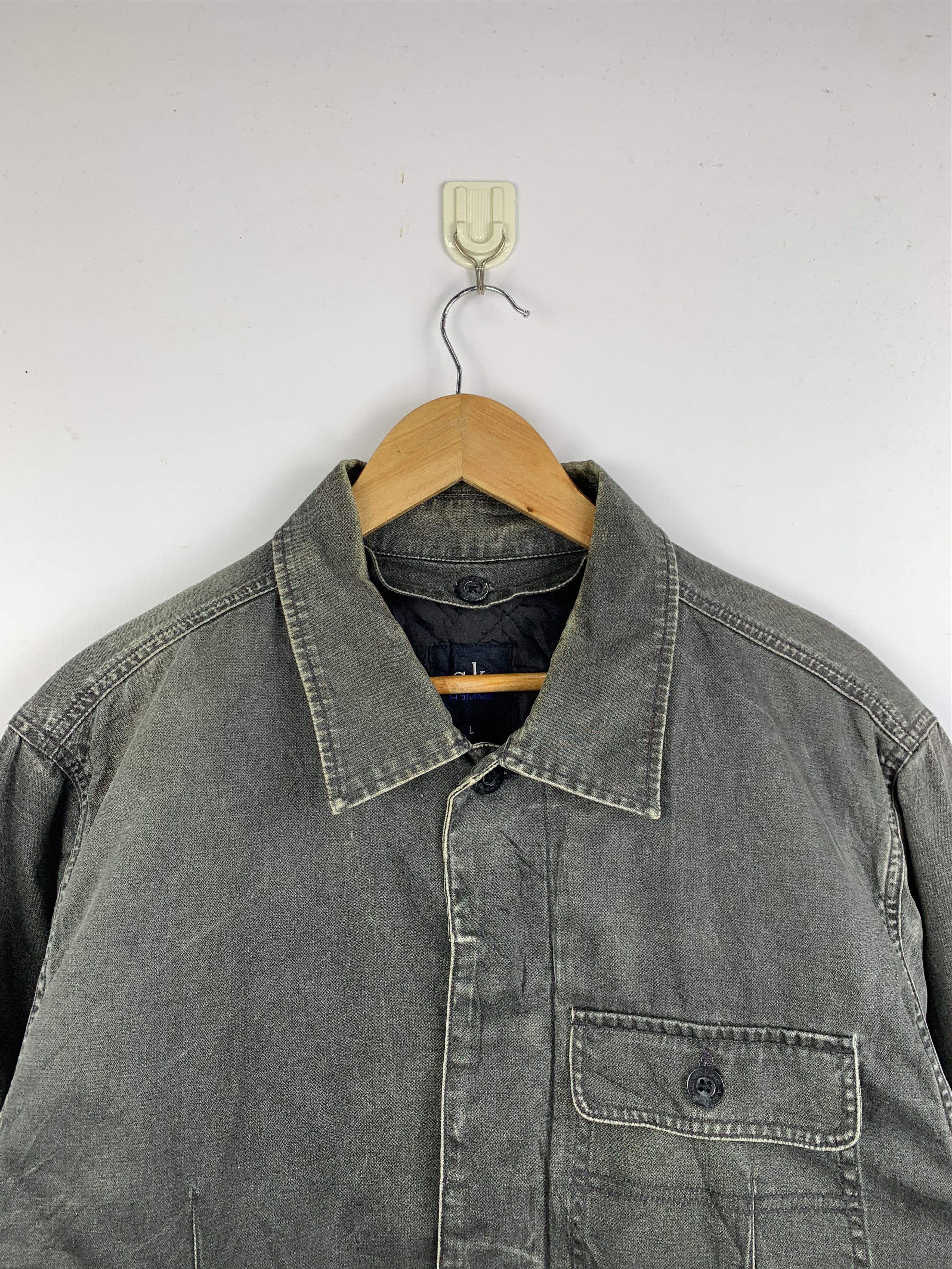Kensho Abe Vintage KENSHO ABE Button Up Long Plain Jacket Size US L / EU 52-54 / 3 - 3 Thumbnail