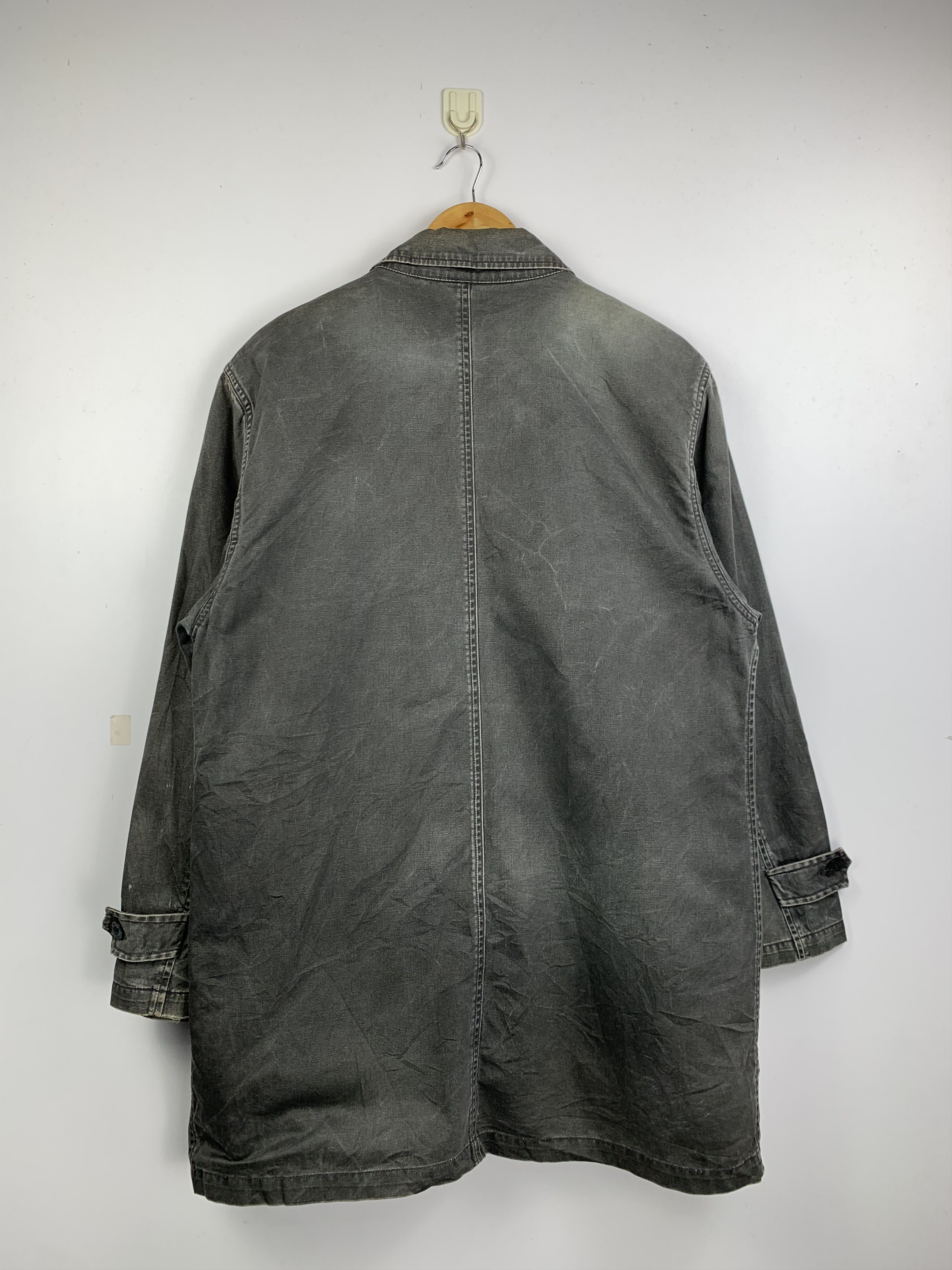 Kensho Abe Vintage KENSHO ABE Button Up Long Plain Jacket Size US L / EU 52-54 / 3 - 5 Thumbnail