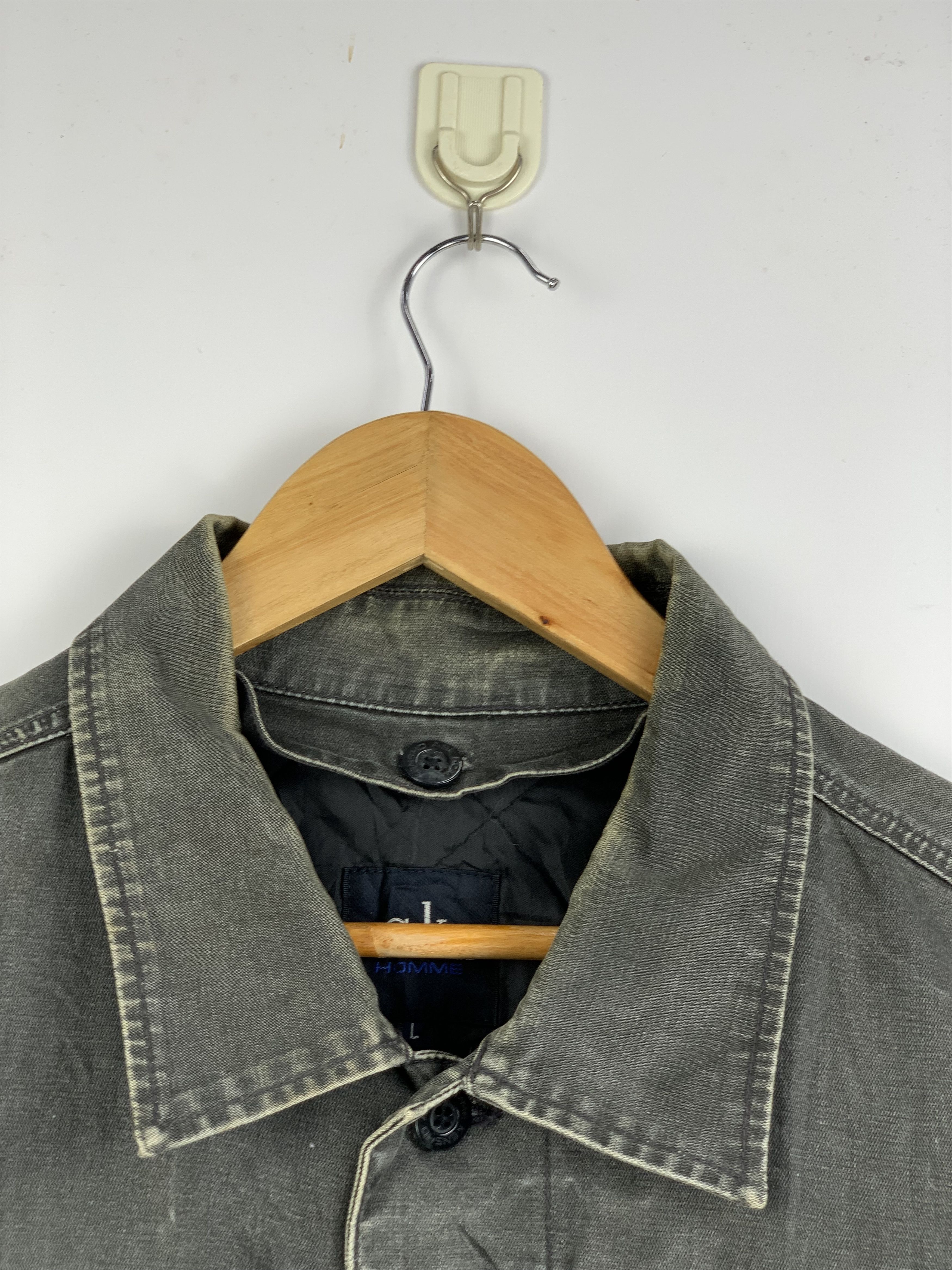 Kensho Abe Vintage KENSHO ABE Button Up Long Plain Jacket Size US L / EU 52-54 / 3 - 2 Thumbnail