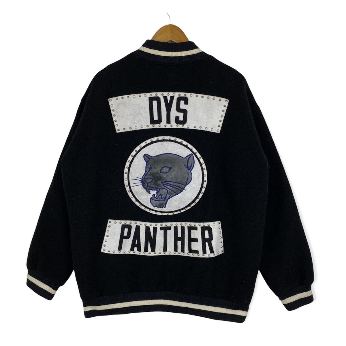 2003 MACKDADDY DYS PANTHER BLACK WOOL JACKET