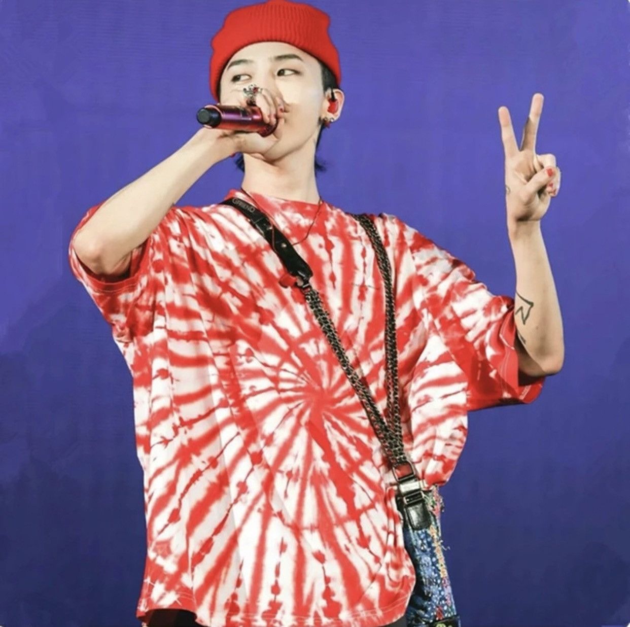 peaceminusone Peaceminusone Red Tie Dye Tshirt Miami Exclusive Size US L / EU 52-54 / 3 - 8 Thumbnail