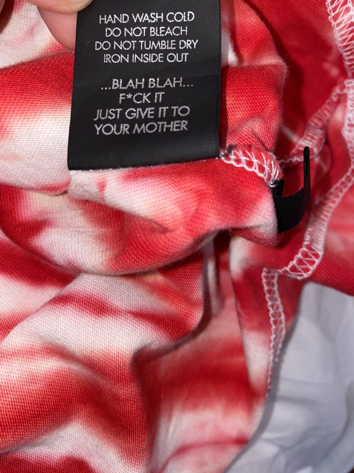peaceminusone Peaceminusone Red Tie Dye Tshirt Miami Exclusive Size US L / EU 52-54 / 3 - 6 Thumbnail