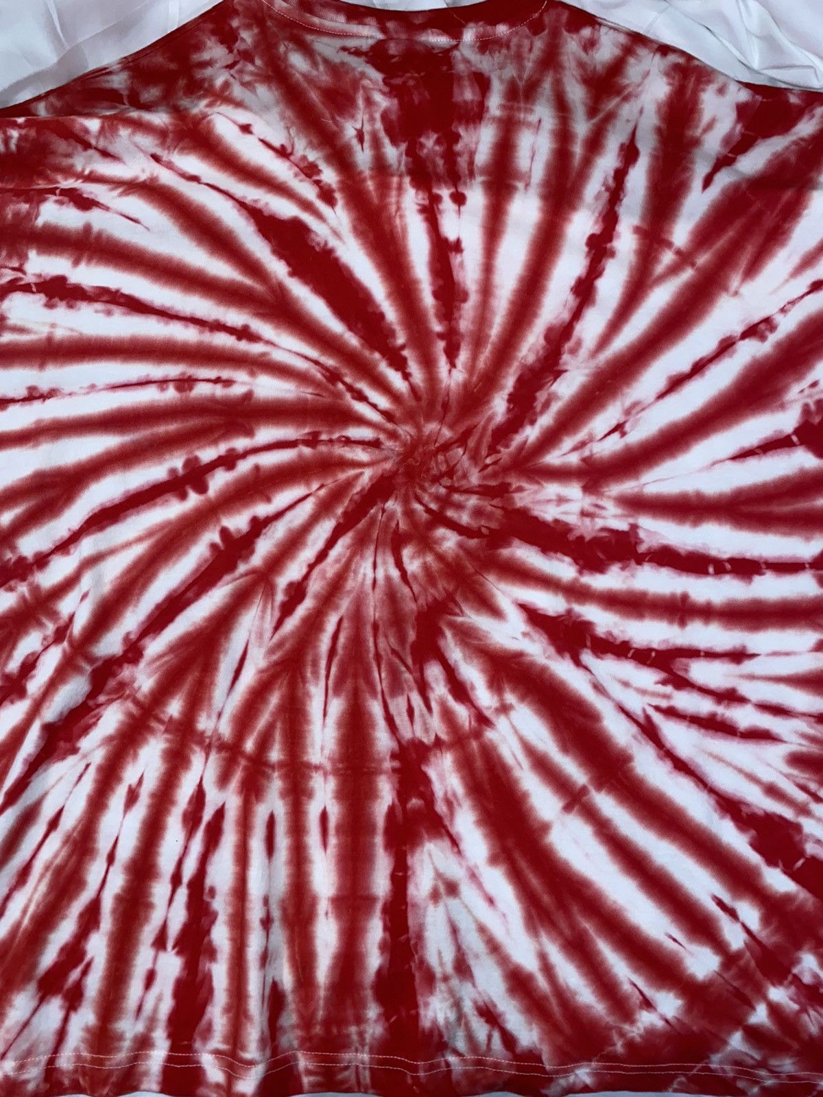 peaceminusone Peaceminusone Red Tie Dye Tshirt Miami Exclusive Size US L / EU 52-54 / 3 - 5 Thumbnail