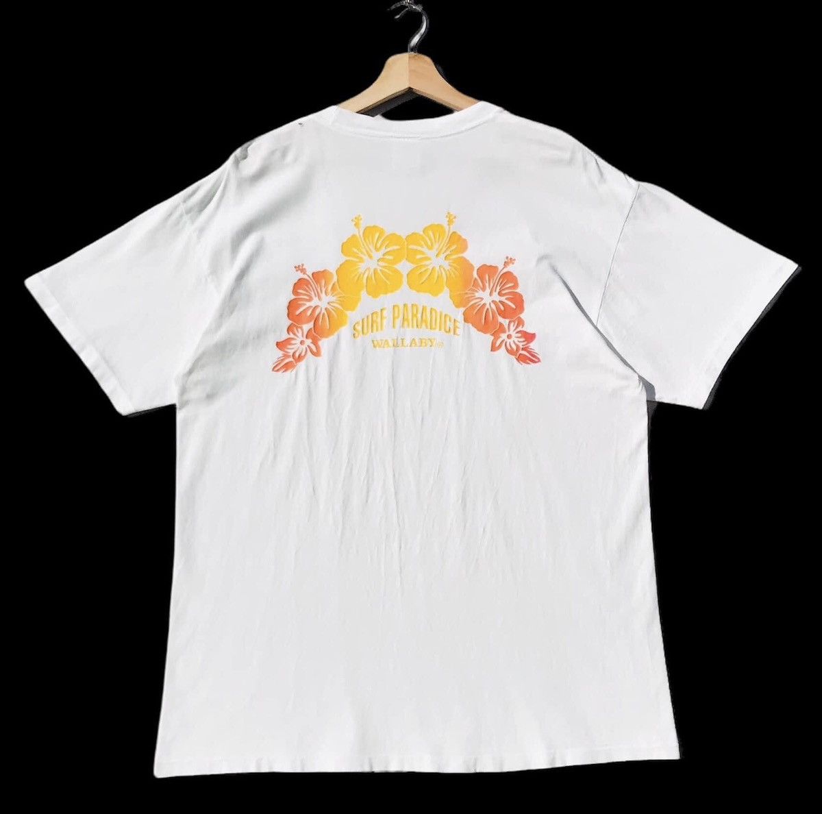 image of Made In USA x Surf Style Surf Paradise Wallaby in White, Men's (Size XL)