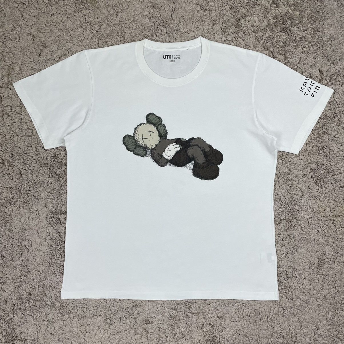 image of Ut X Kaws Tokyo First Japan Edition T-Shirt in White, Men's (Size 2XL)