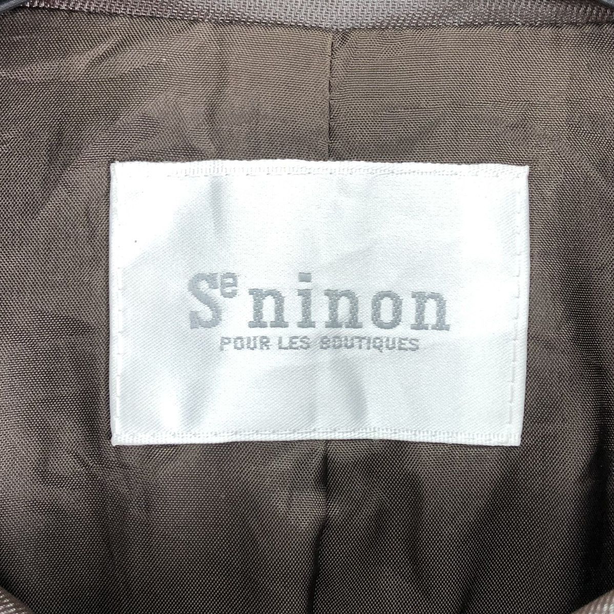 Japanese Brand × Vintage Vintage Wool Double Pocket Jacket For Women by Seninon Size S / US 4 / IT 40 - 12 Thumbnail