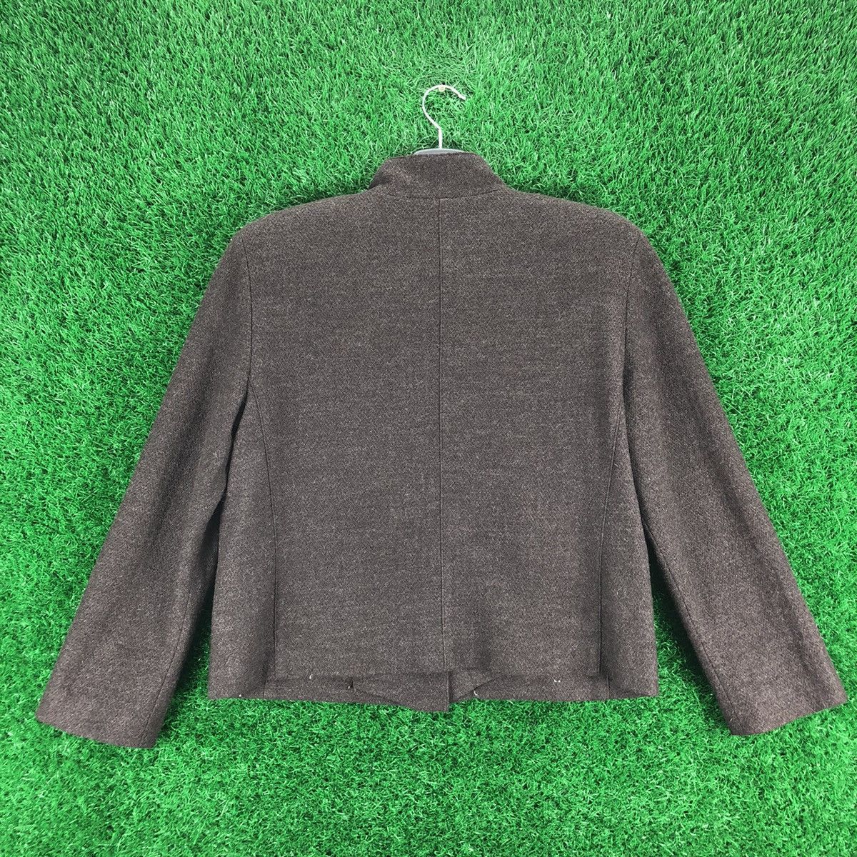 Japanese Brand × Vintage Vintage Wool Double Pocket Jacket For Women by Seninon Size S / US 4 / IT 40 - 4 Thumbnail
