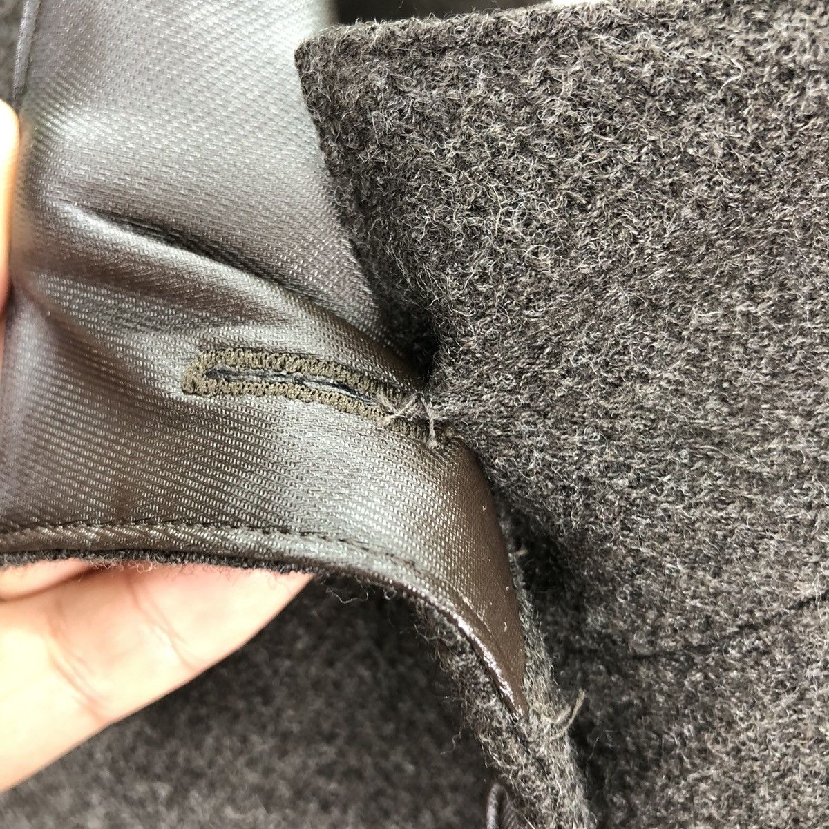 Japanese Brand × Vintage Vintage Wool Double Pocket Jacket For Women by Seninon Size S / US 4 / IT 40 - 11 Thumbnail
