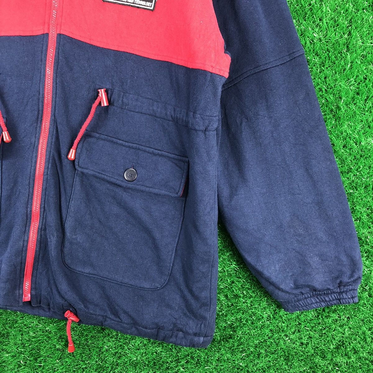 Benetton Vintage 90's Benetton Formula 1 Racing Parka Hoodie Jacket Size US XL / EU 56 / 4 - 3 Thumbnail