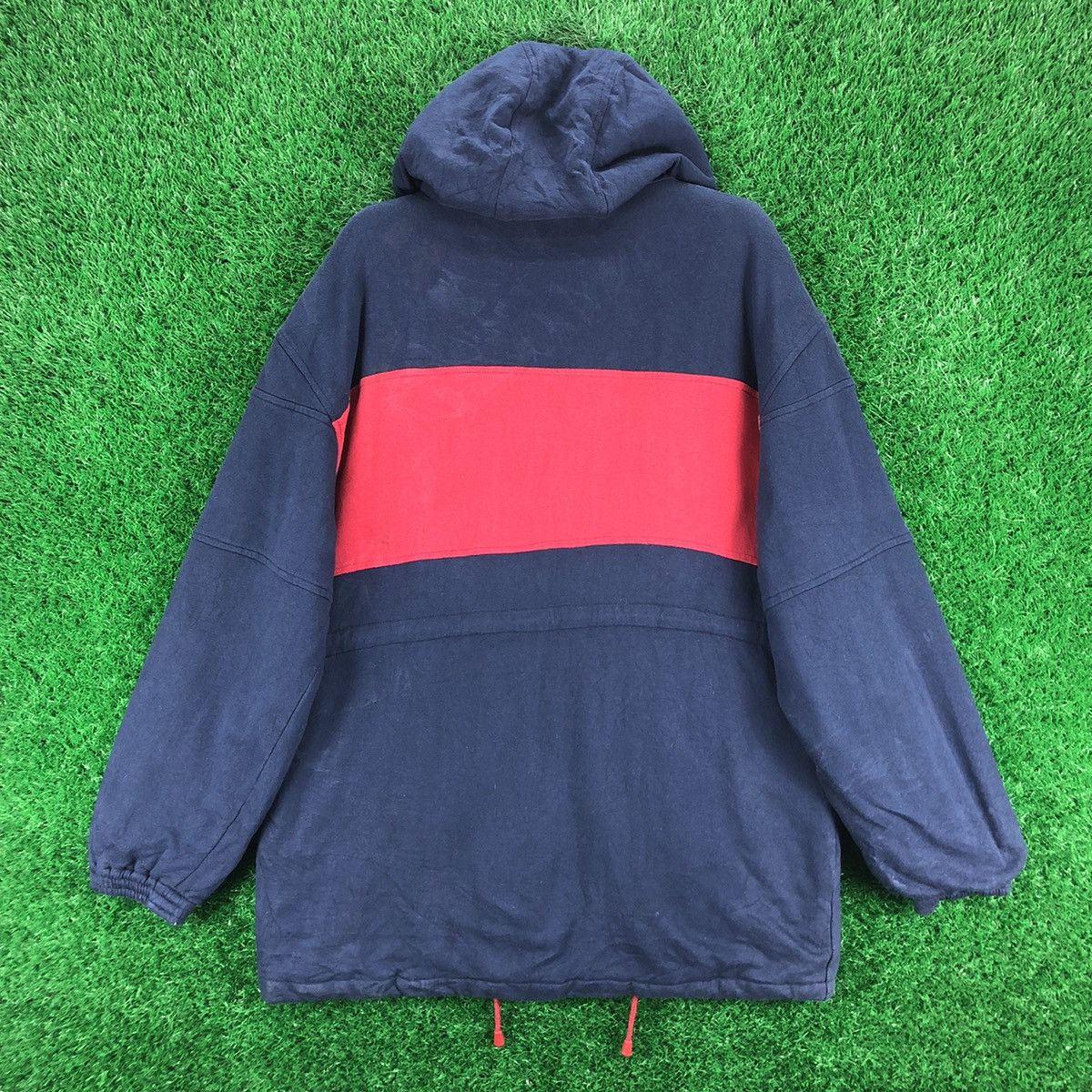 Benetton Vintage 90's Benetton Formula 1 Racing Parka Hoodie Jacket Size US XL / EU 56 / 4 - 4 Thumbnail