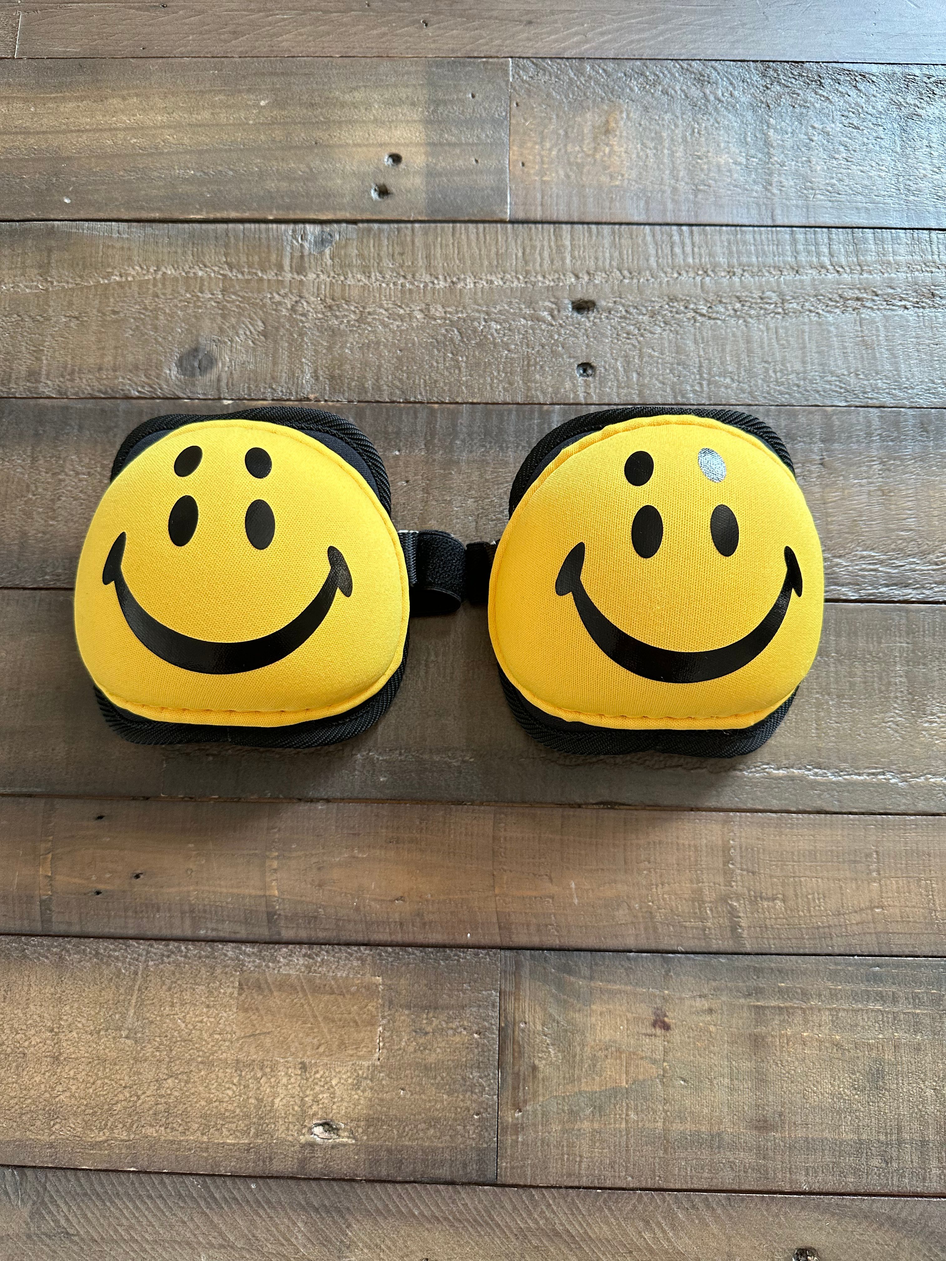 Pre-owned Kapital Elbow Pads Smiley In Yellow