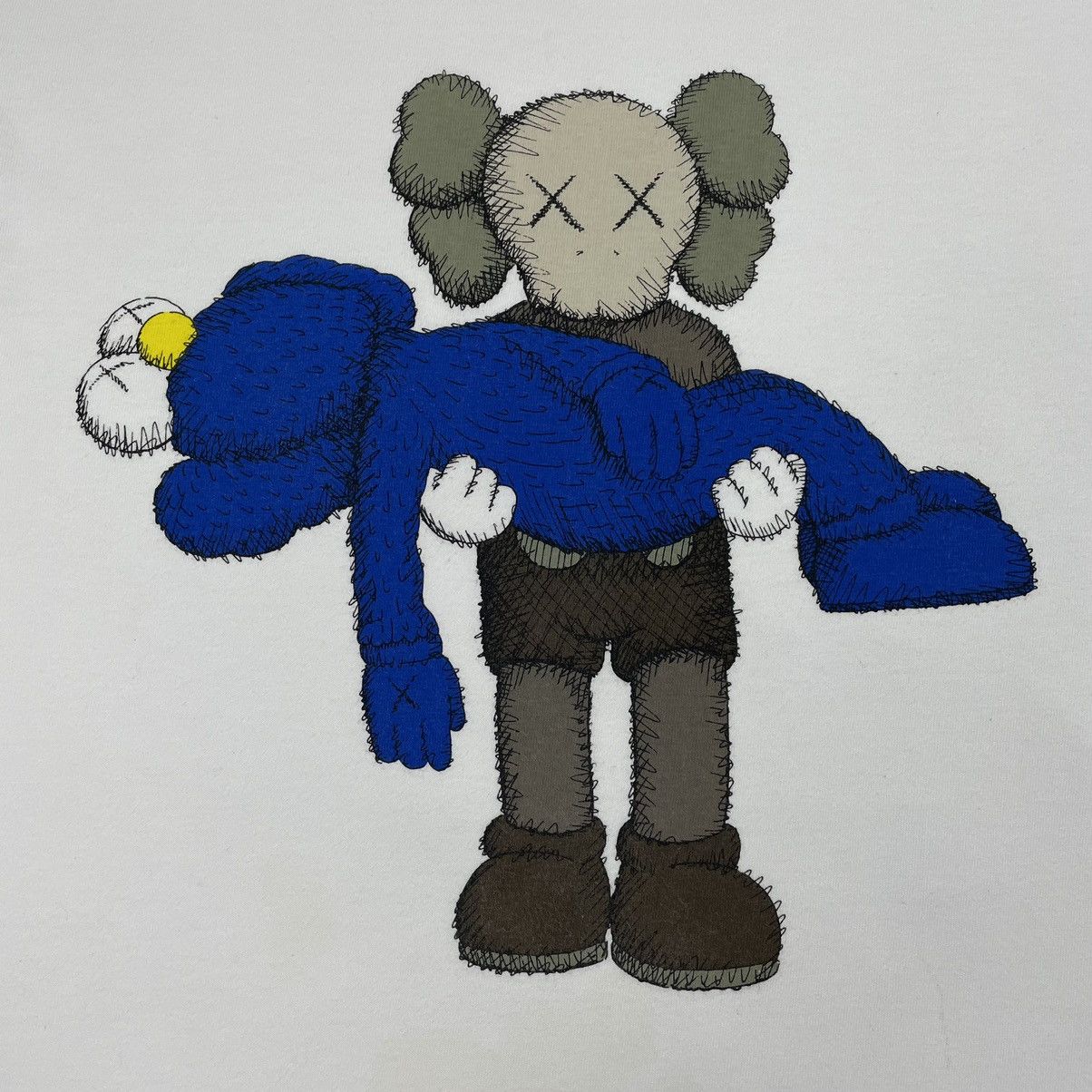 Japanese Brand UT Kaws x Sesame Street T-shirt Size US L / EU 52-54 / 3 - 6 Thumbnail