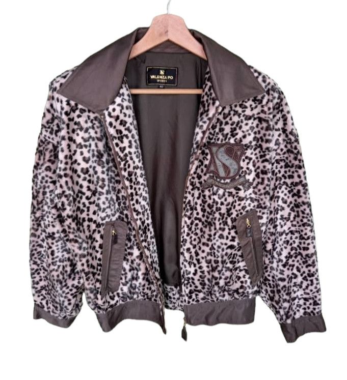 Japanese Brand Nice!! Leopard Fur Design Light Jacket Size M / US 6-8 / IT 42-44 - 1 Thumbnail