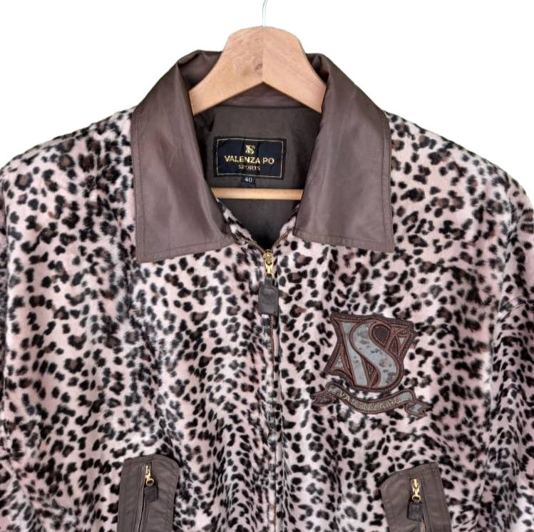 Japanese Brand Nice!! Leopard Fur Design Light Jacket Size M / US 6-8 / IT 42-44 - 3 Thumbnail