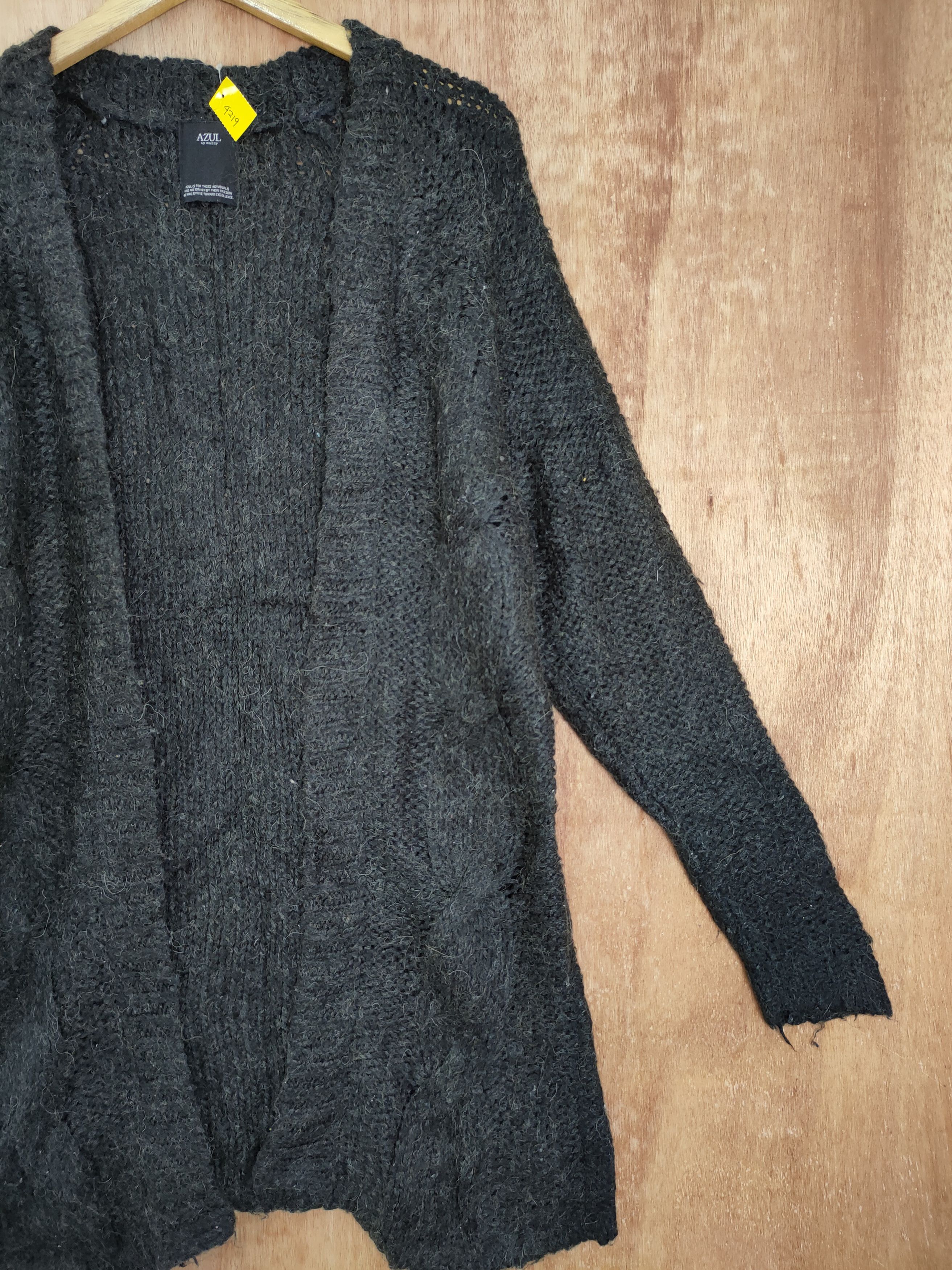 Japanese Brand Azul japan cardigan mohair knitwear #4219 Size US L / EU 52-54 / 3 - 3 Thumbnail