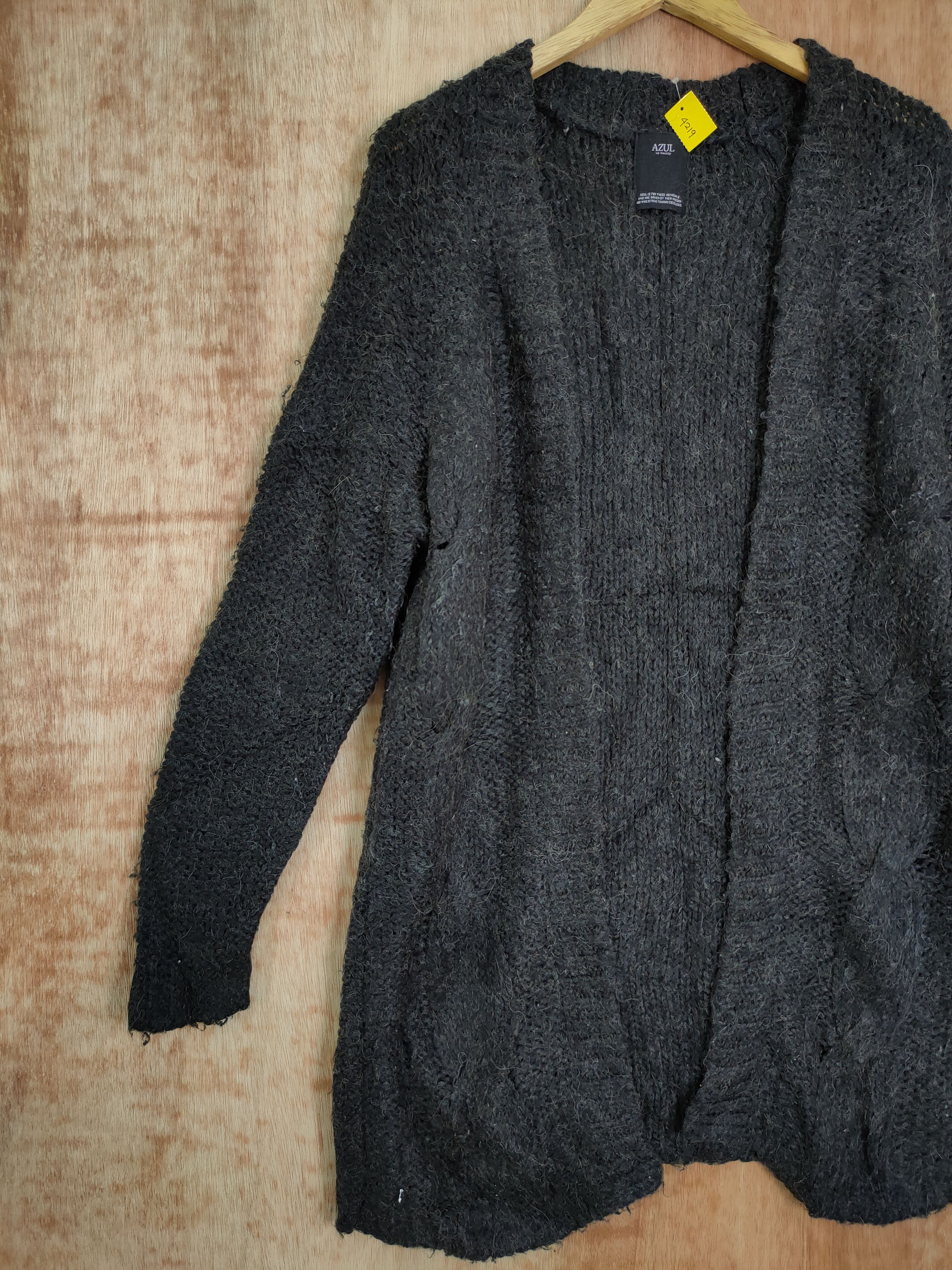 Japanese Brand Azul japan cardigan mohair knitwear #4219 Size US L / EU 52-54 / 3 - 2 Thumbnail