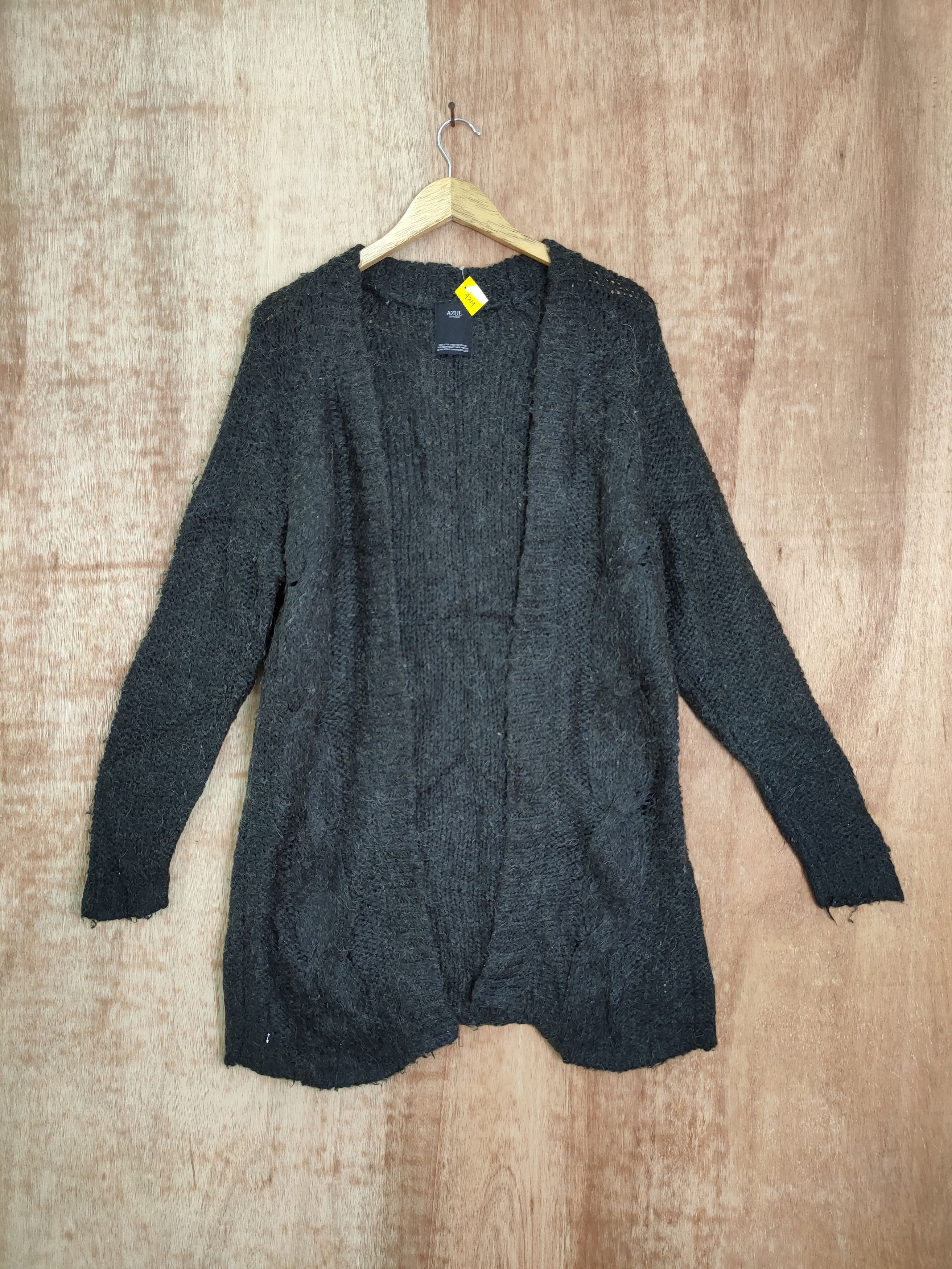 Japanese Brand Azul japan cardigan mohair knitwear #4219 Size US L / EU 52-54 / 3 - 1 Thumbnail
