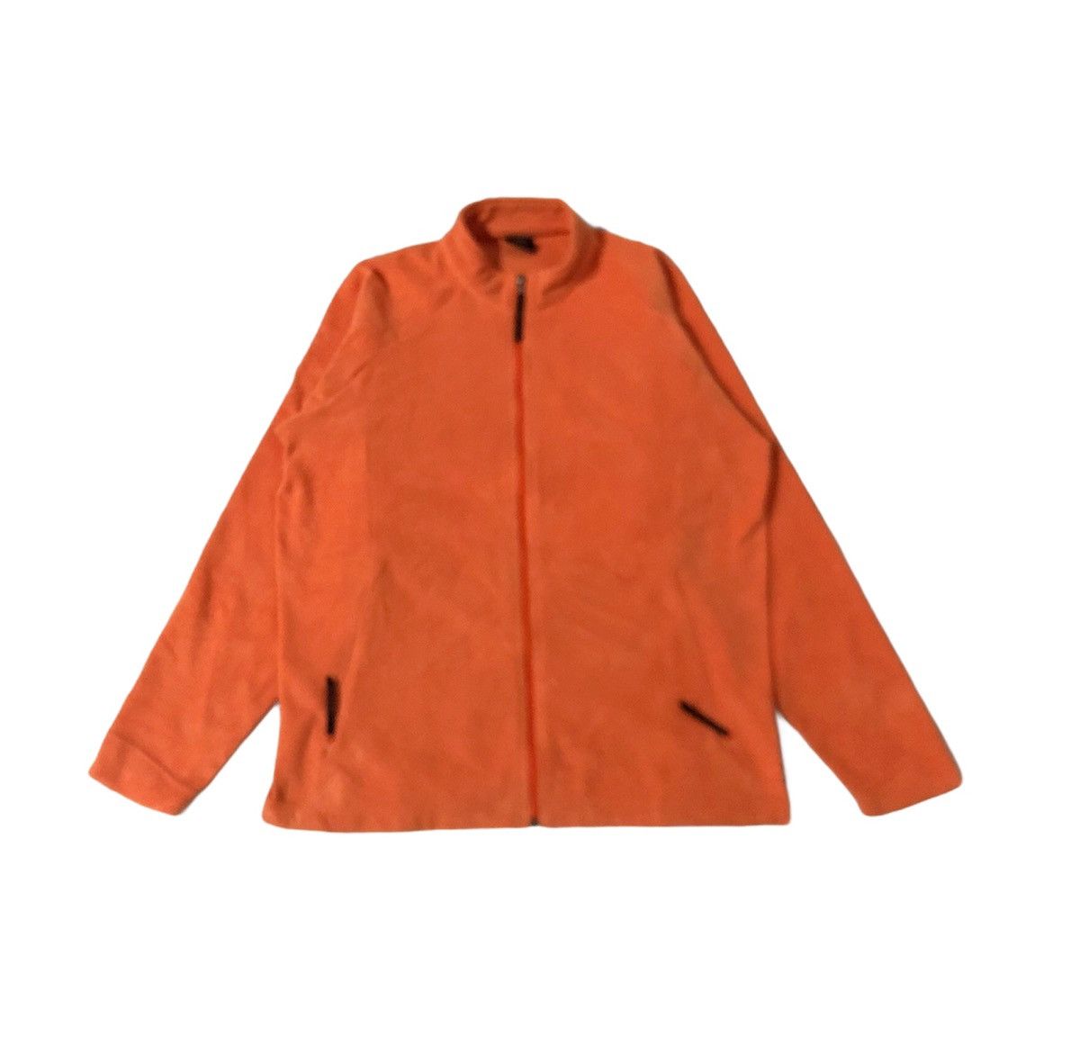 image of Montbell Zipper Fleece Jacket in Orange, Men's (Size Medium)