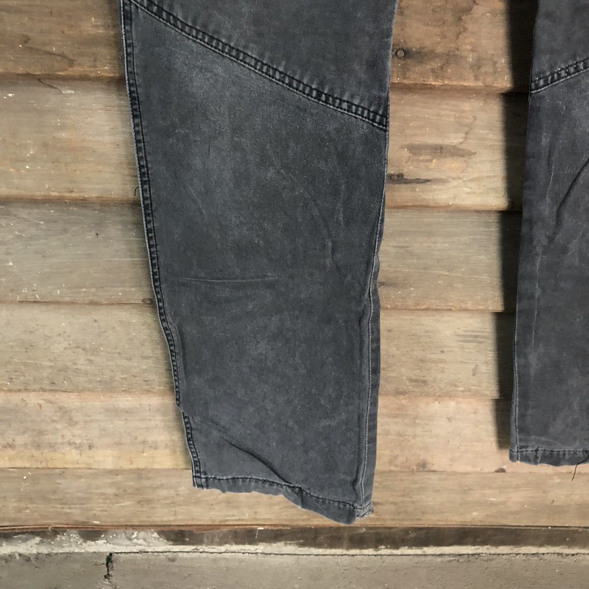 Ecko Unltd. The Ecko faded Black multi pocket Cargo Pants #3974 Size US 27 - 8 Thumbnail