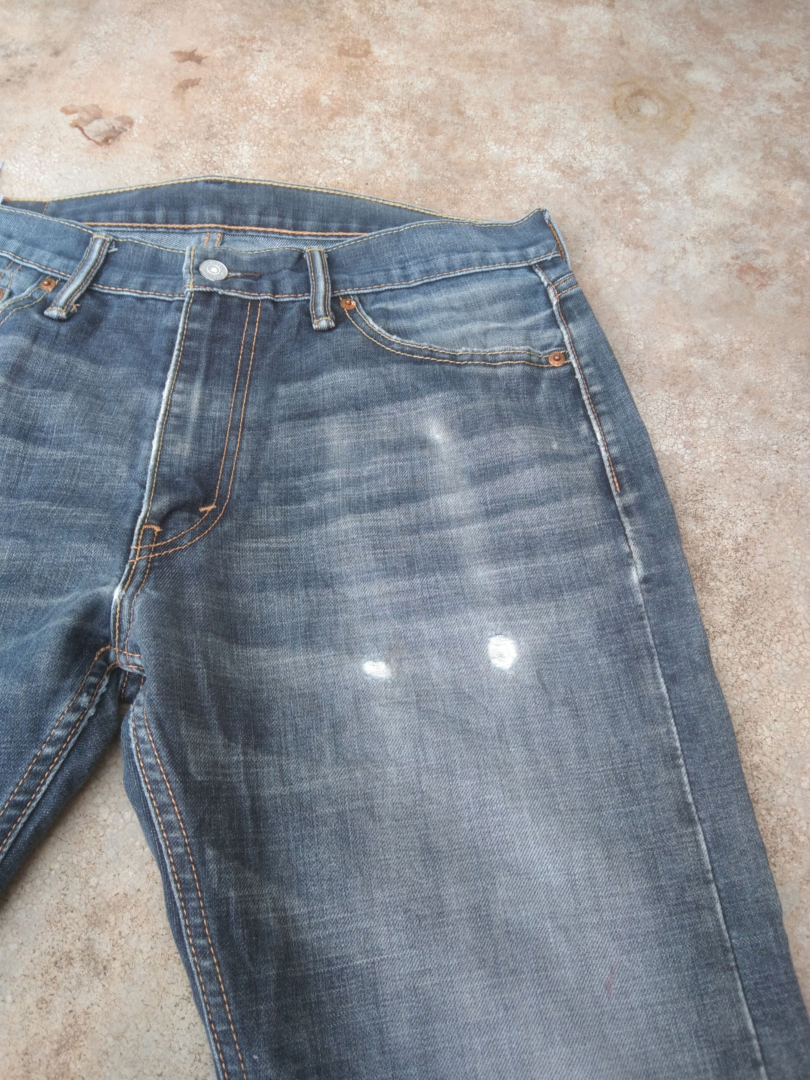 Levi's Vintage Levi's Jeans 513 Distressed Straight Leg Denim 33x31 Size US 33 - 6 Thumbnail