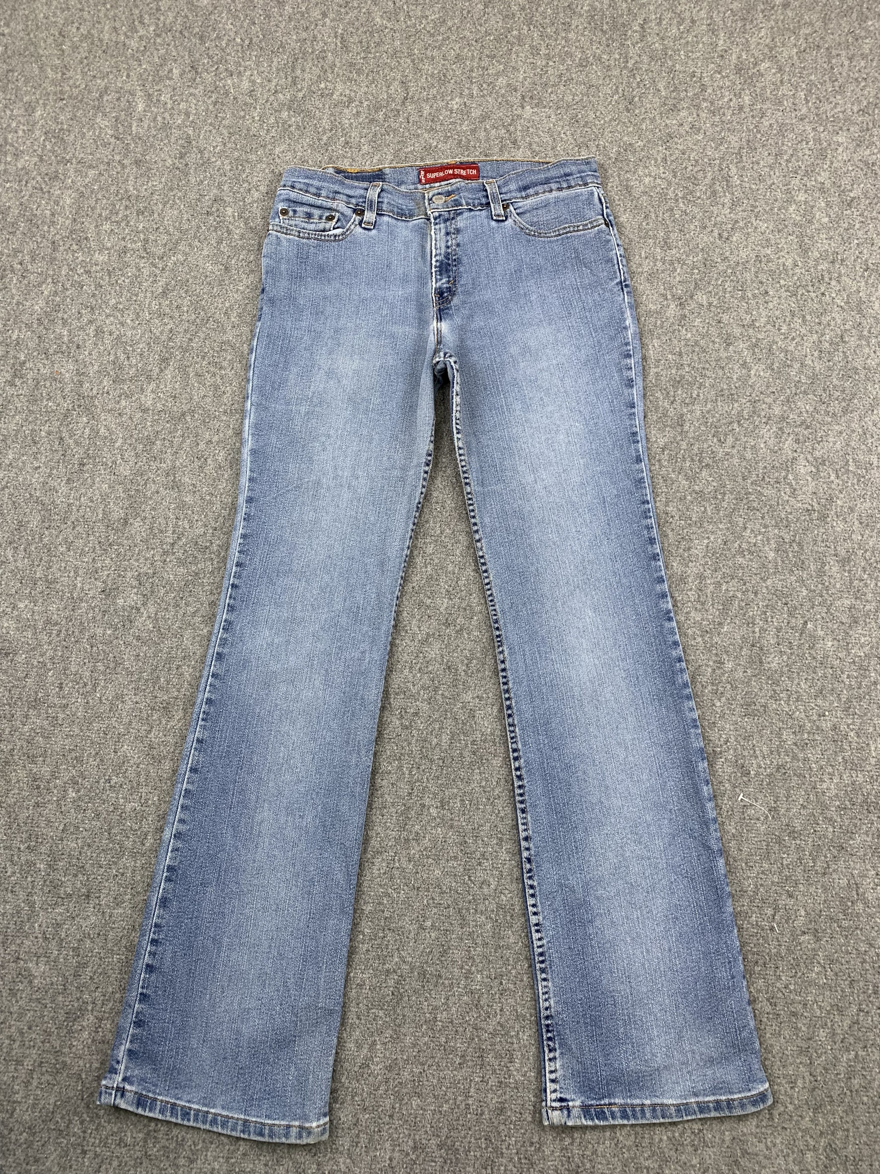 image of 90's Levis 518 Flare Bootcut Jeans in Blue Denim, Men's (Size 32)