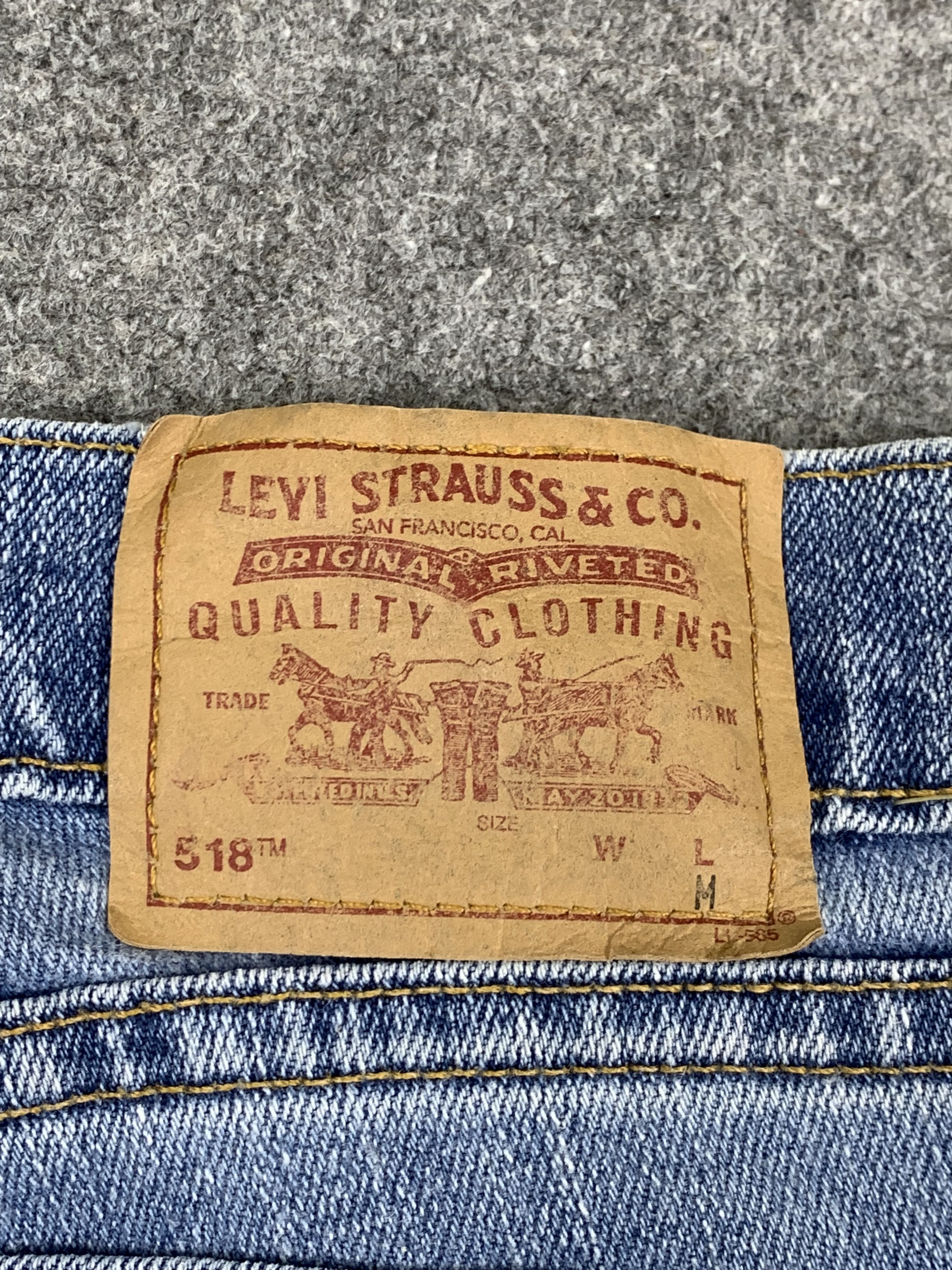 Levi's Vintage 90s Levis 518 Flare Bootcut Jeans DP1754 Size US 32 / EU 48 - 13 Thumbnail