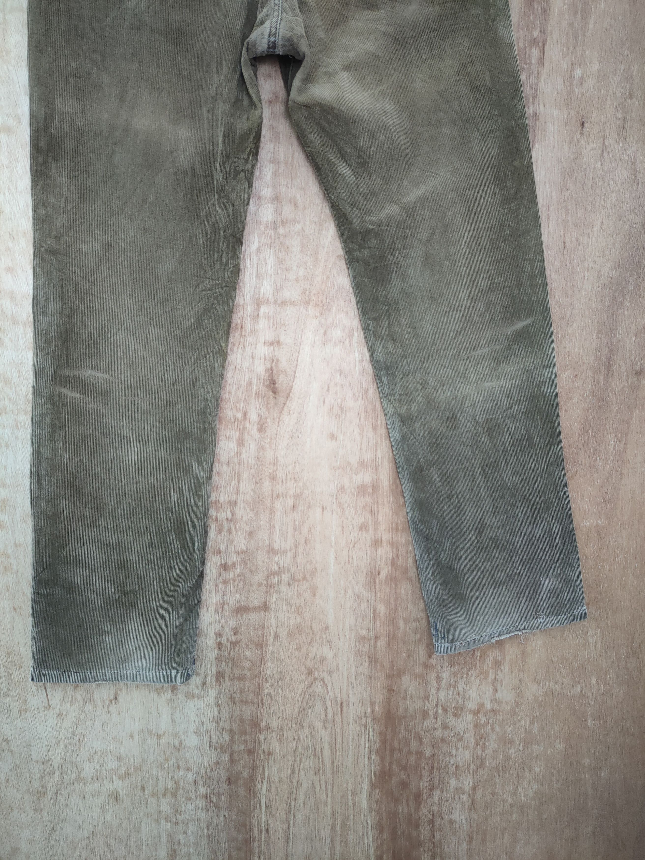 Lee DLL Lee corduroy vintage faded brown pants #sp46-257T Size US 32 / EU 48 - 10 Thumbnail