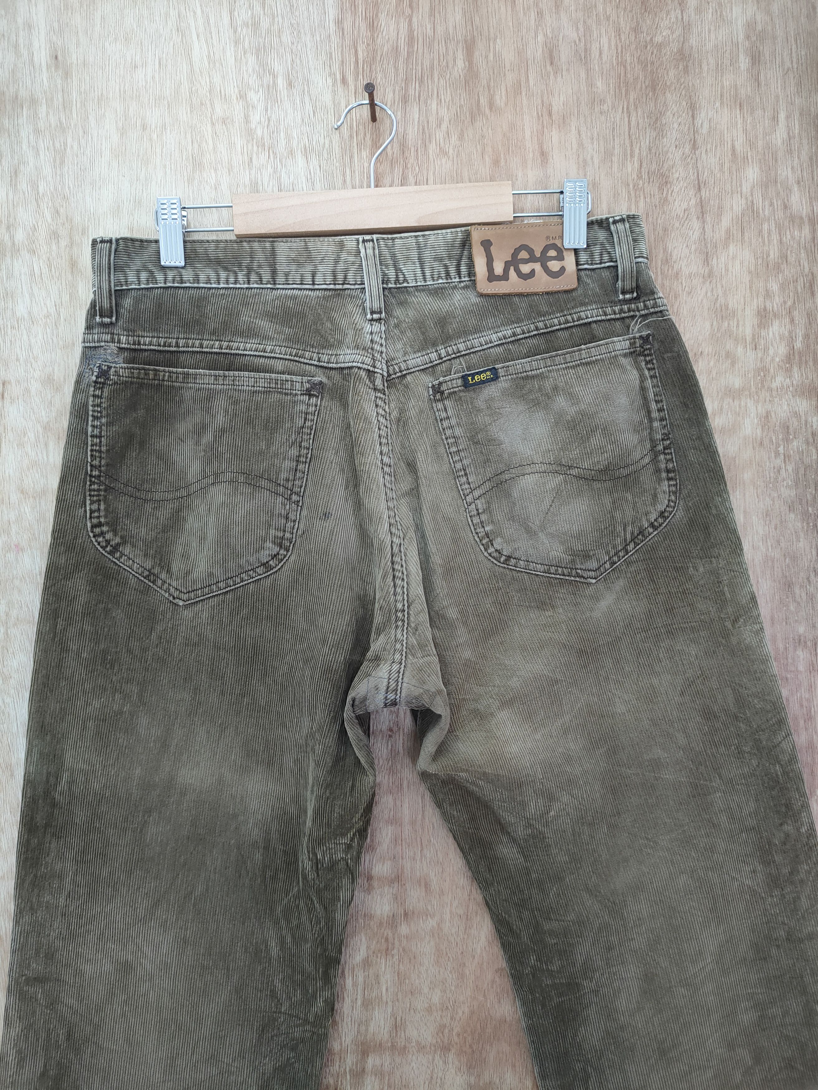 Lee DLL Lee corduroy vintage faded brown pants #sp46-257T Size US 32 / EU 48 - 11 Thumbnail