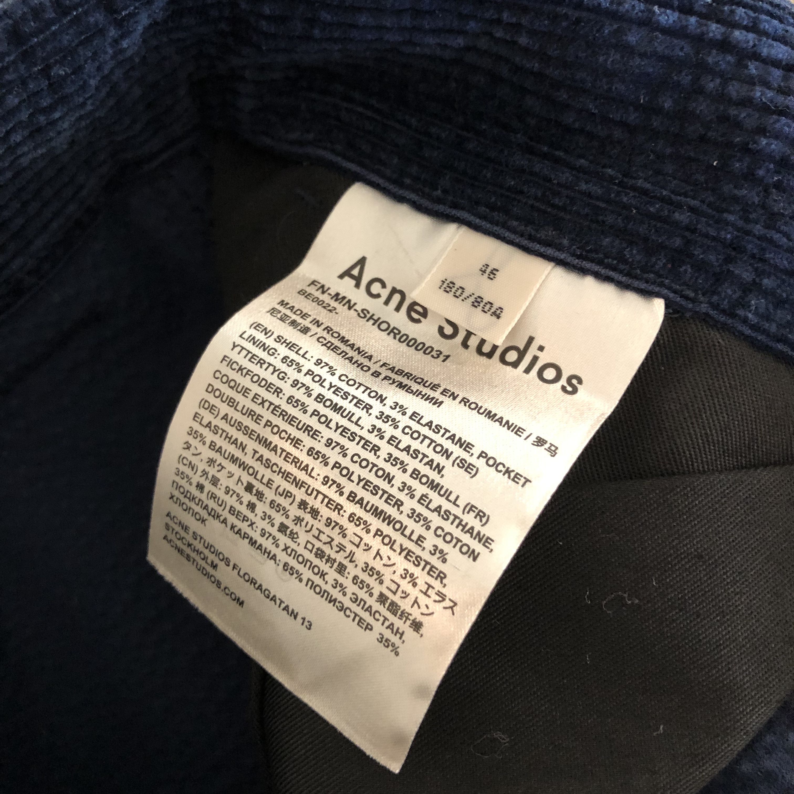 Acne Studios Acne Studios Corduroy Shorts Size US 32 / EU 48 - 10 Thumbnail