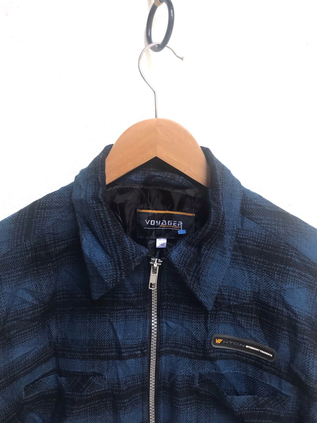 Japanese Brand 🔥Voyager Check Zipper Jacket Size US S / EU 44-46 / 1 - 3 Thumbnail