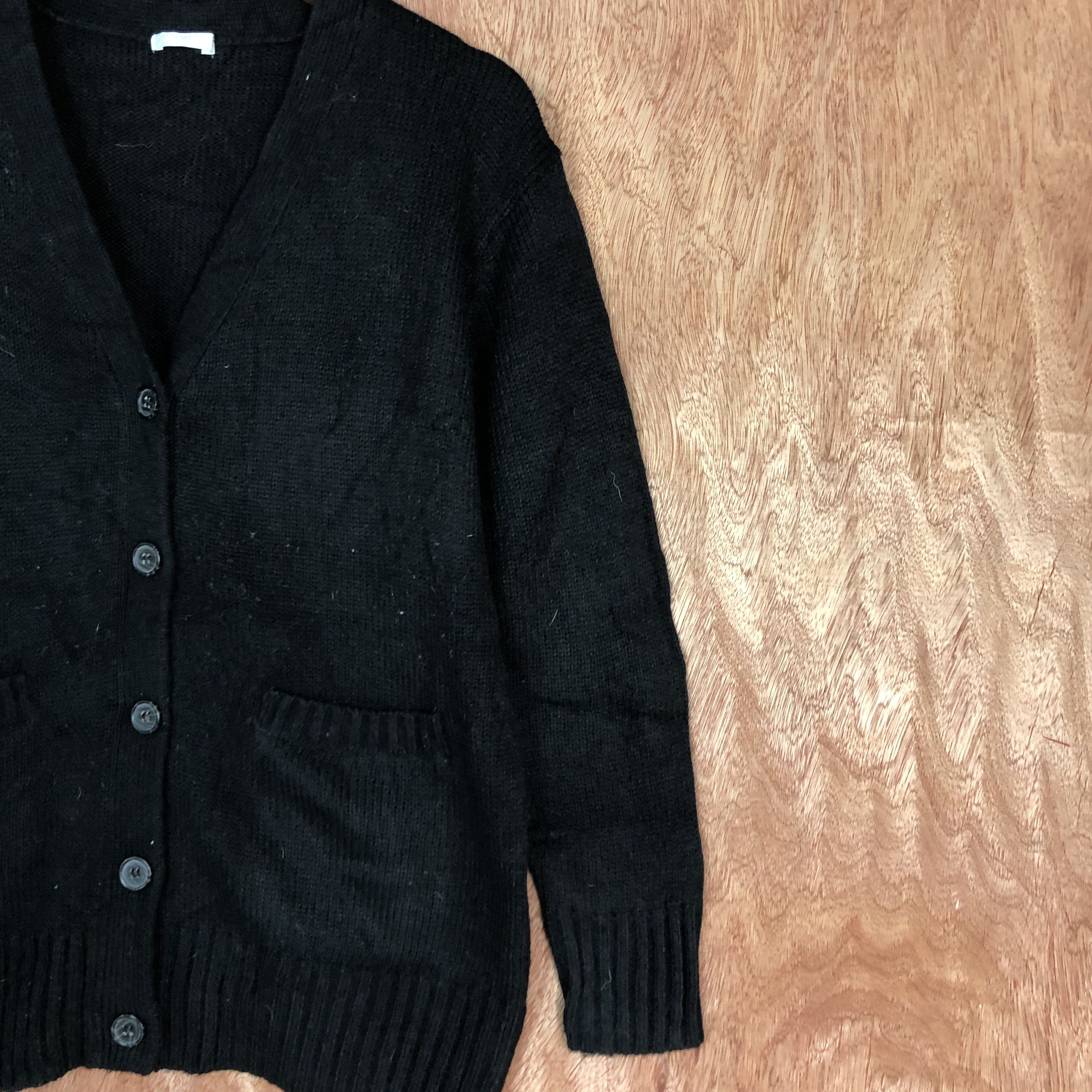 Japanese Brand DL Cinema Club Black knitwear Cardigan#c573 Size US M / EU 48-50 / 2 - 5 Thumbnail