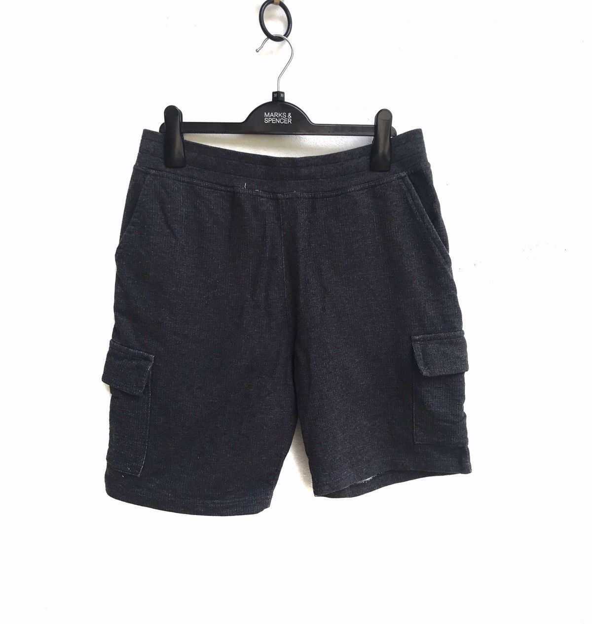 image of Gu Cargo Short Pants in Light Black, Men's (Size 28)