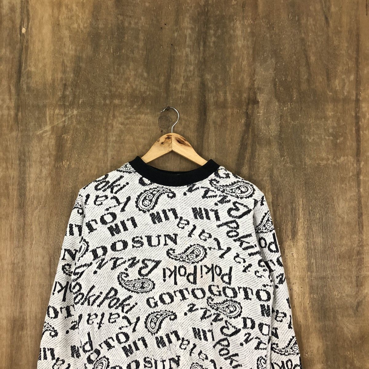 Aran Isles Knitwear × Japanese Brand Japanese Brand White Knitwear #042 Size US M / EU 48-50 / 2 - 1 Thumbnail
