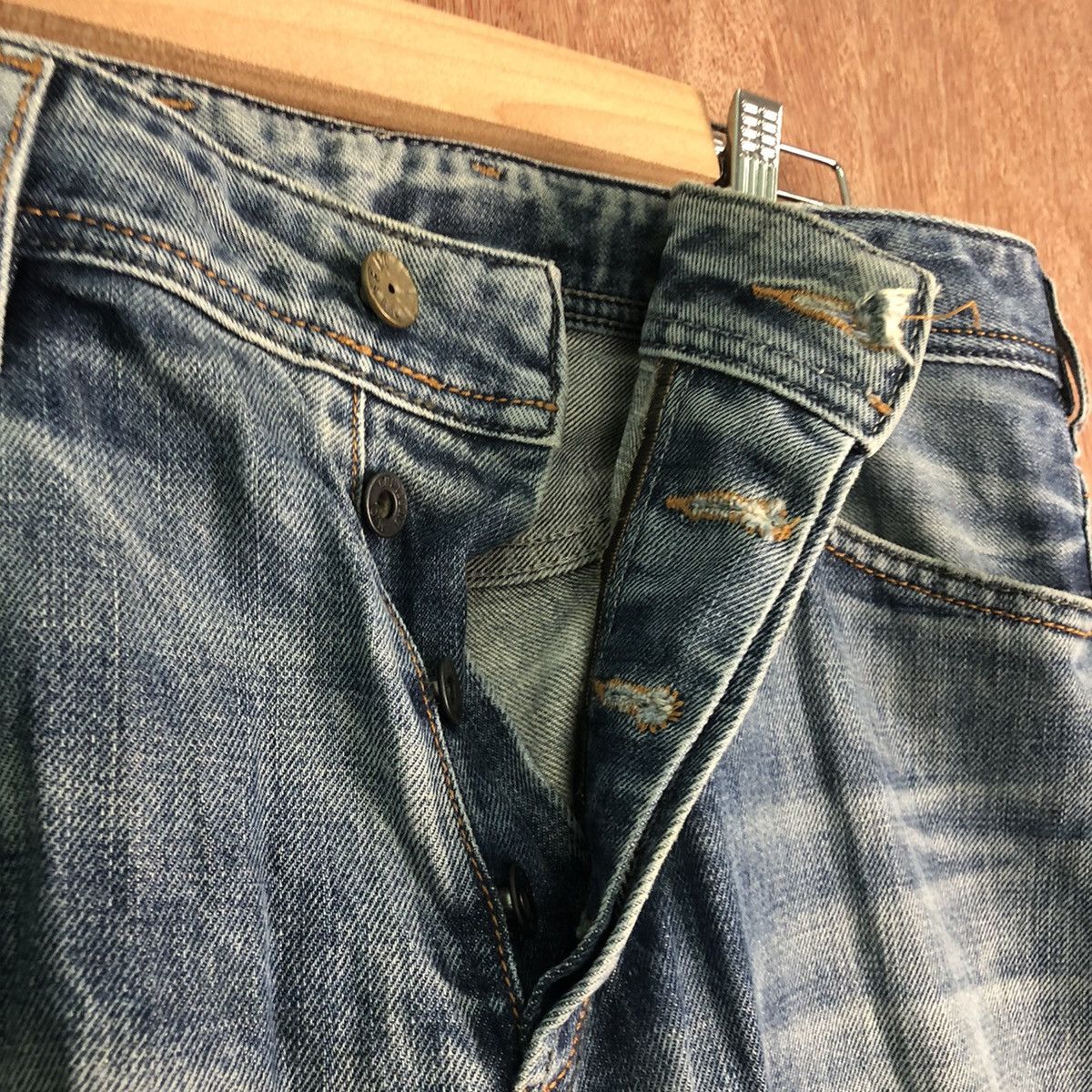 Diesel DLL Diesel Industry Blue Denim Jeans Pants #c160 Size US 34 / EU 50 - 6 Thumbnail