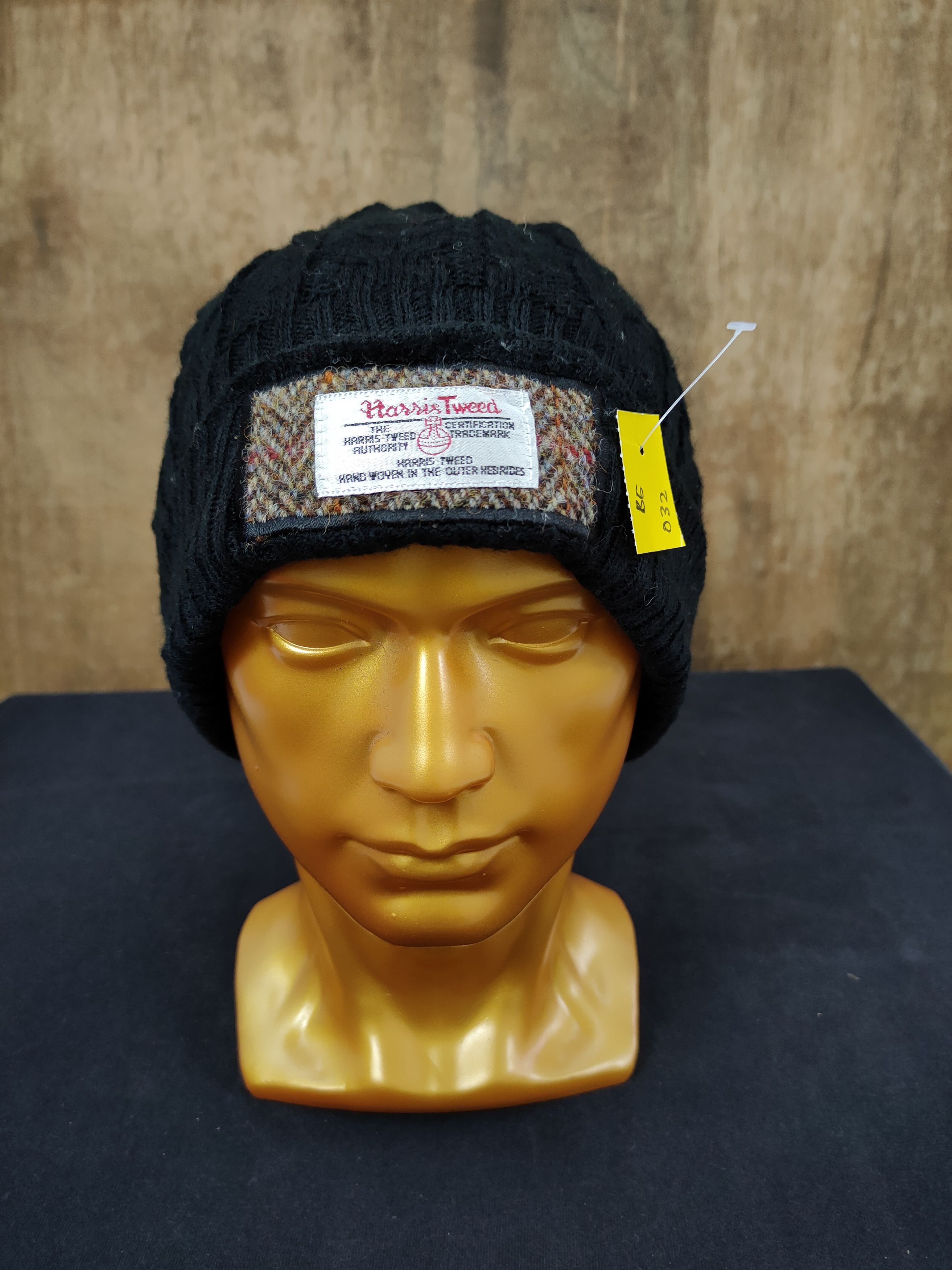 Harris Tweed Harris Twees snow cap beanie grey vintage streetwear #032 Size ONE SIZE - 1 Thumbnail