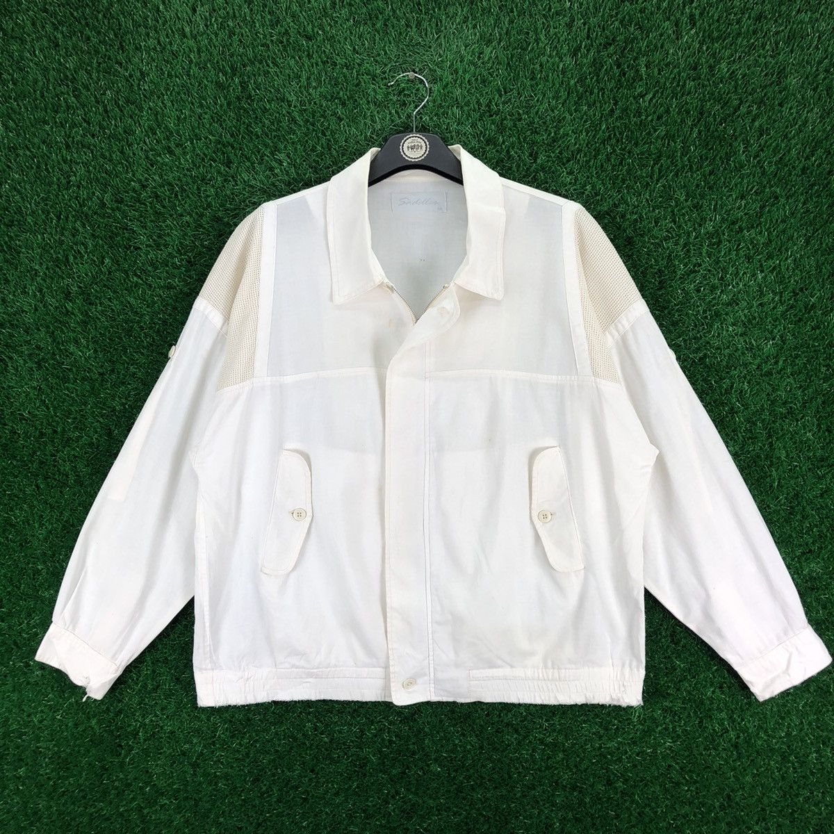 Japanese Brand Vintage Casual Work Zipper Jacket by Sadallen Size US L / EU 52-54 / 3 - 1 Thumbnail