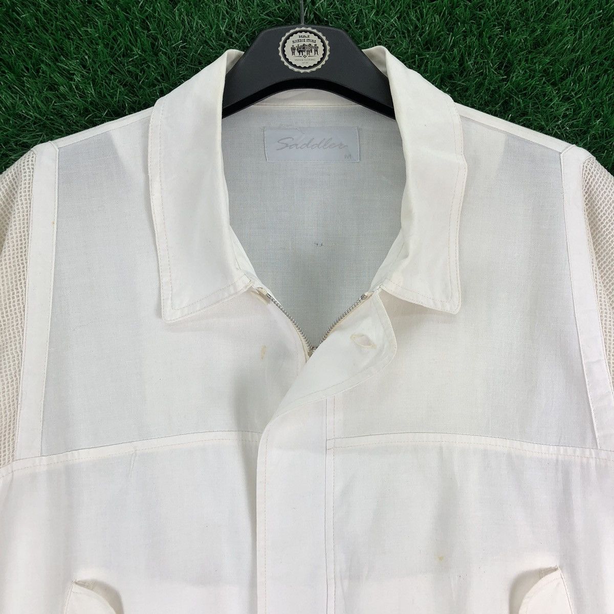 Japanese Brand Vintage Casual Work Zipper Jacket by Sadallen Size US L / EU 52-54 / 3 - 7 Thumbnail