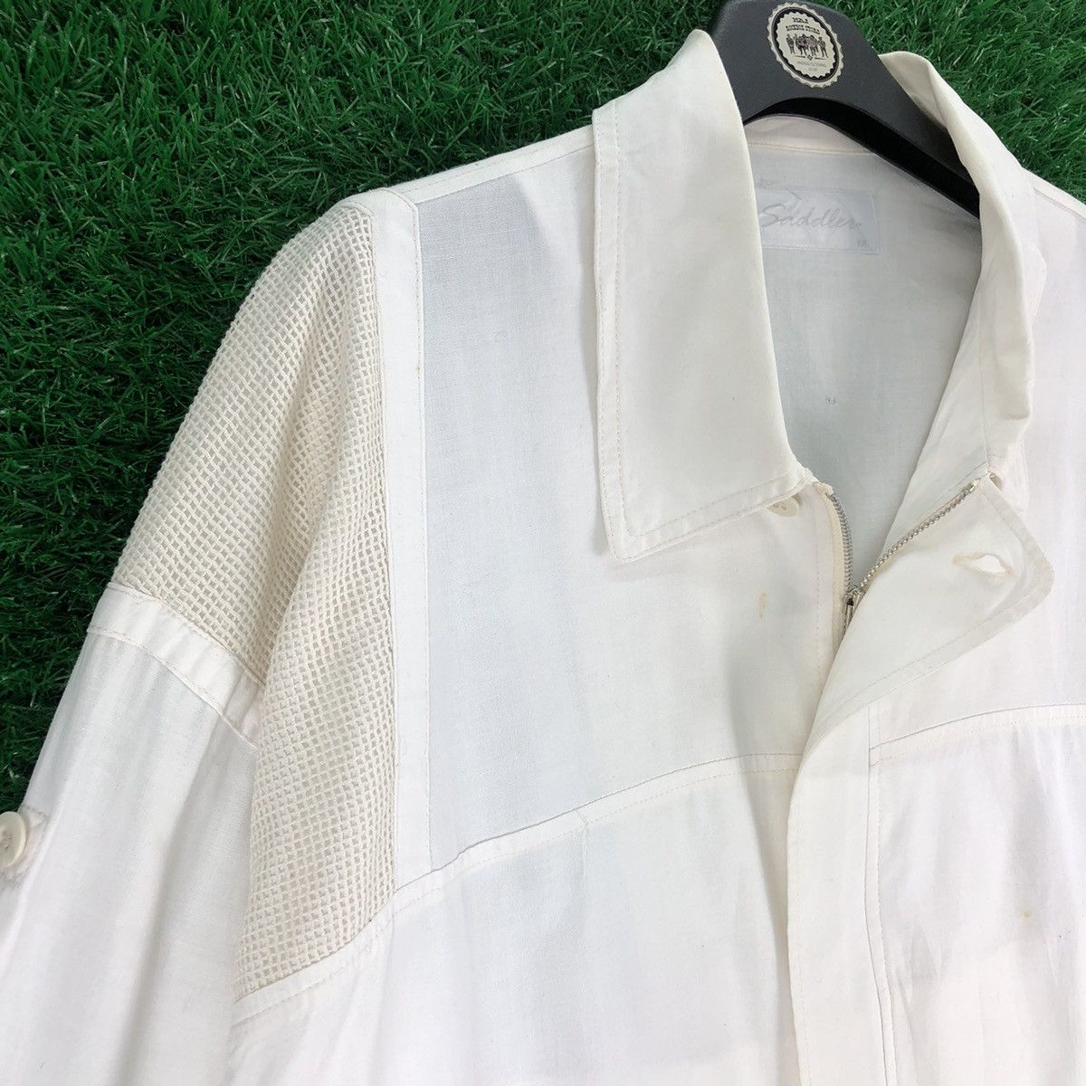 Japanese Brand Vintage Casual Work Zipper Jacket by Sadallen Size US L / EU 52-54 / 3 - 2 Thumbnail