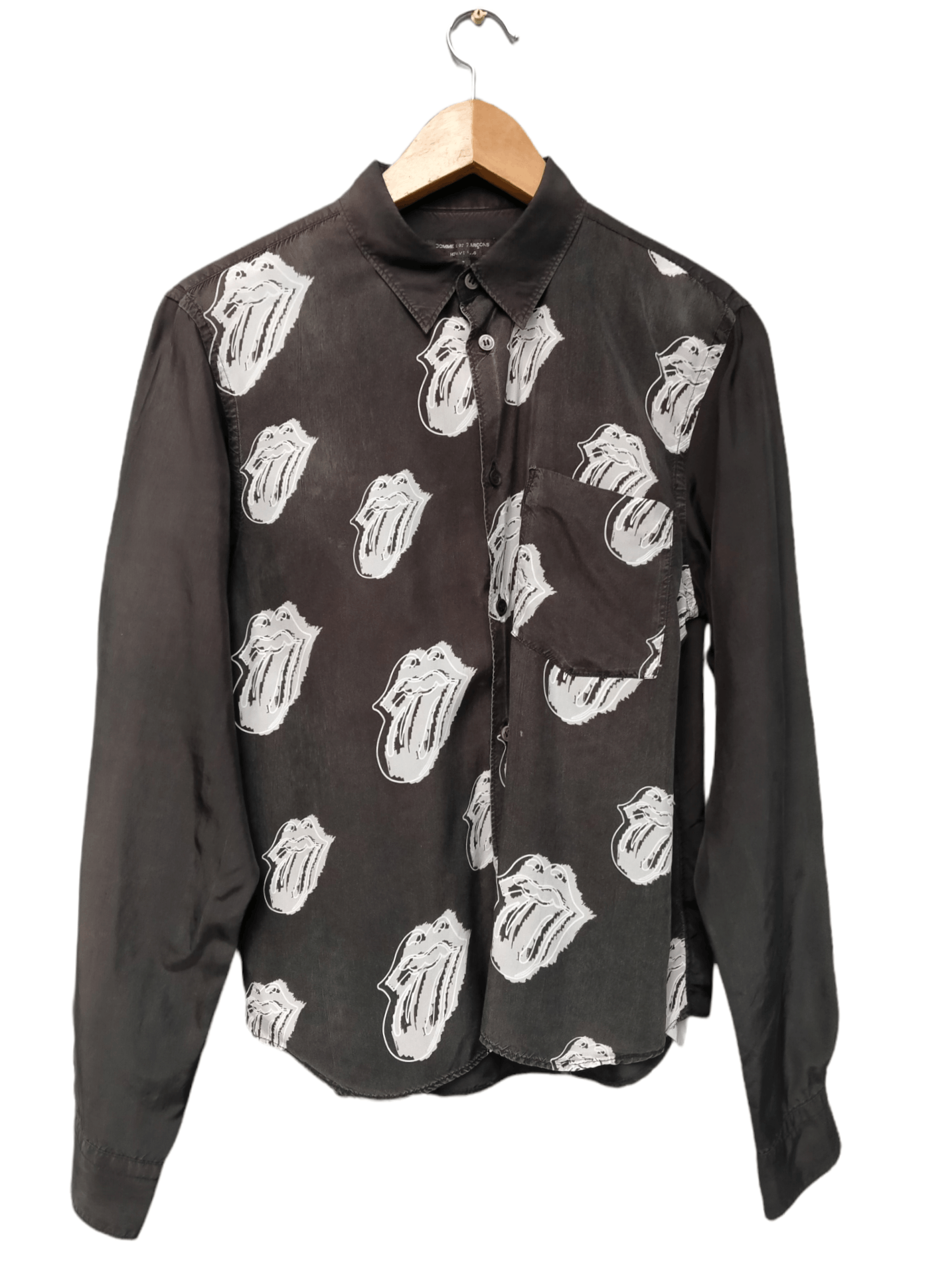 Comme des Garcons Homme Plus Rar!! CDGHP X RS SS06 Distressed Open Collar Shirt Size US S / EU 44-46 / 1 - 1 Thumbnail