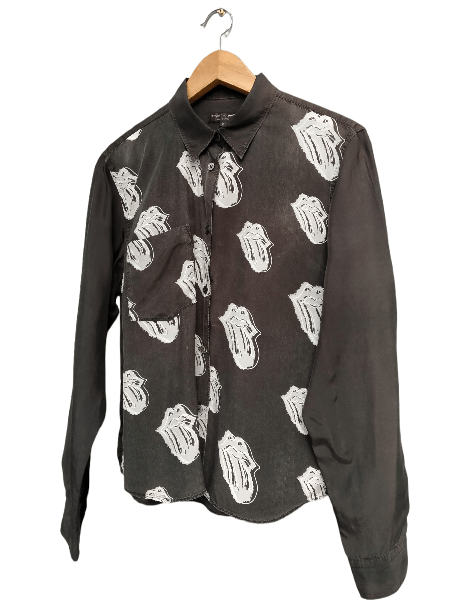 Comme des Garcons Homme Plus Rar!! CDGHP X RS SS06 Distressed Open Collar Shirt Size US S / EU 44-46 / 1 - 4 Thumbnail