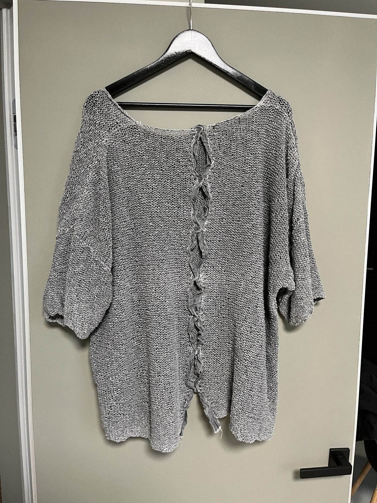 Barbara Speer Avant Garde Knited Oversized Sweater Cape
